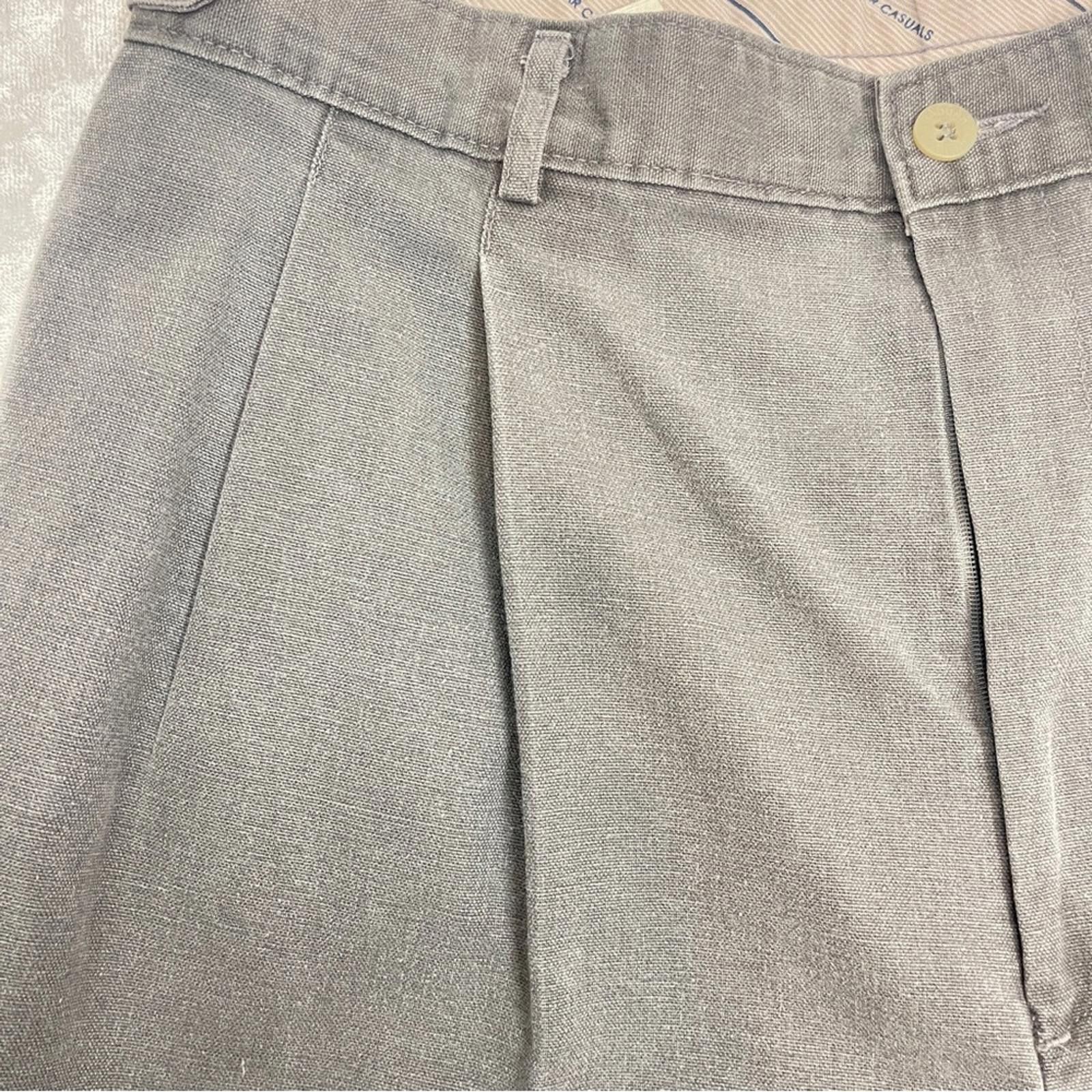 Haggar Haggar Casuals Men's Gray Pants size 36/32 Size 44R - 7 Thumbnail
