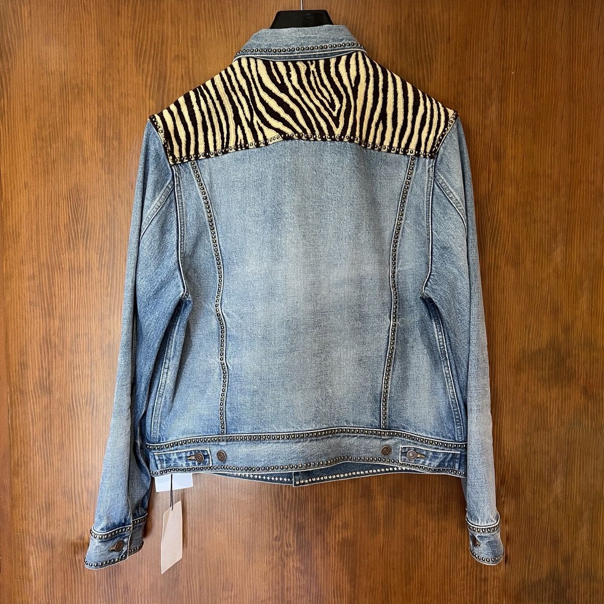 Celine × Hedi Slimane Celine Studded Denim Jacket Size US S / EU 44-46 / 1 - 3 Thumbnail