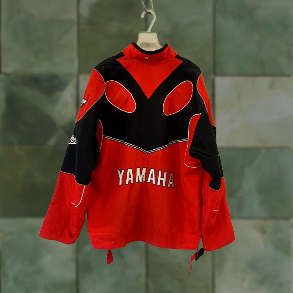 Yamaha VINTAGE Yamaha Racing Jacket Mens L Red Black Motorcycle Team Jacket Motorsport #157 Size US L / EU 52-54 / 3 - 1 Thumbnail