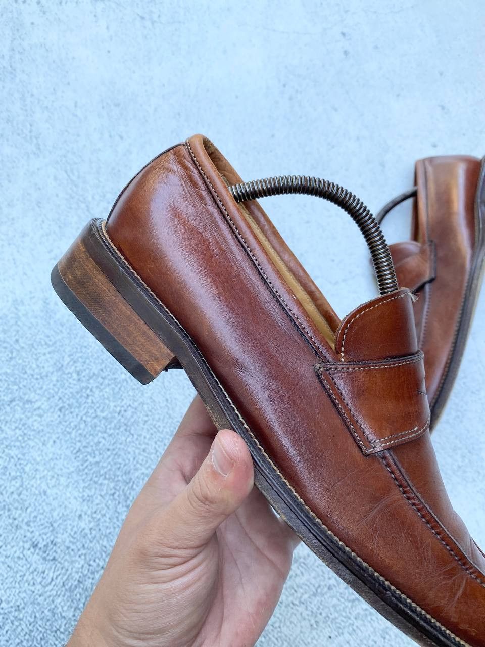Other Vintage Guidi Prada style Leather Faded Shoes Size US 7 / EU 40 - 3 Thumbnail