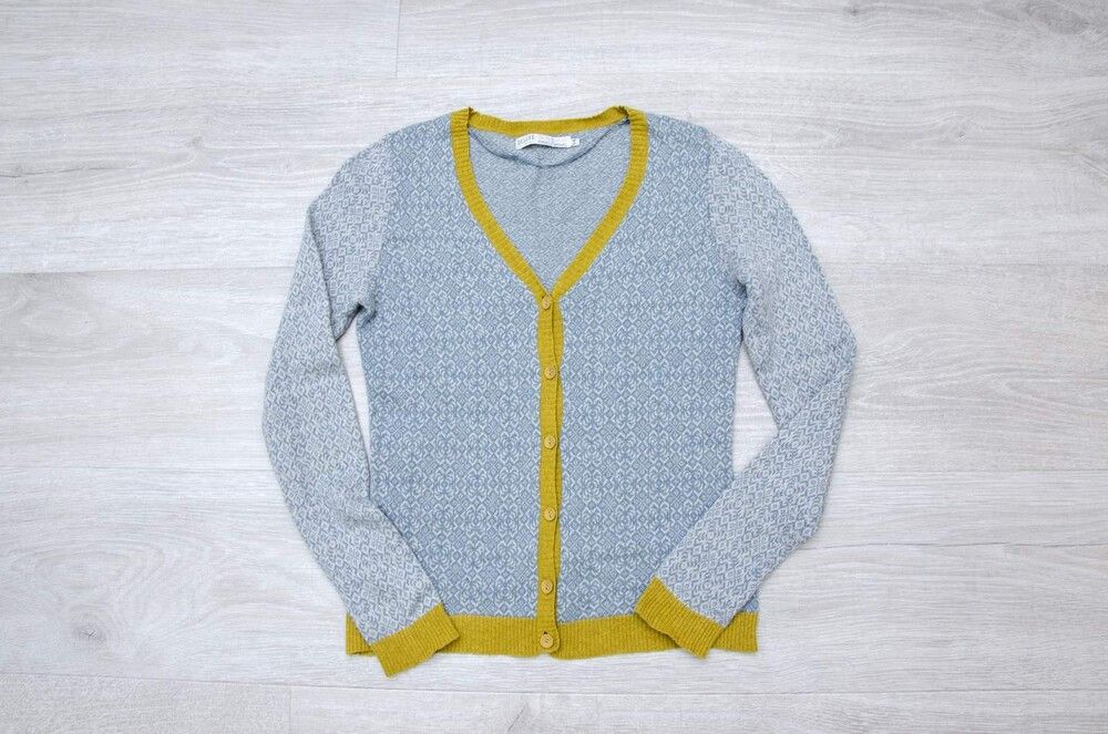 DELUXE Short cardigan seasalt cornwall deluxe knitwear. size 14 Size L / US 10 / IT 46 - 1 Thumbnail