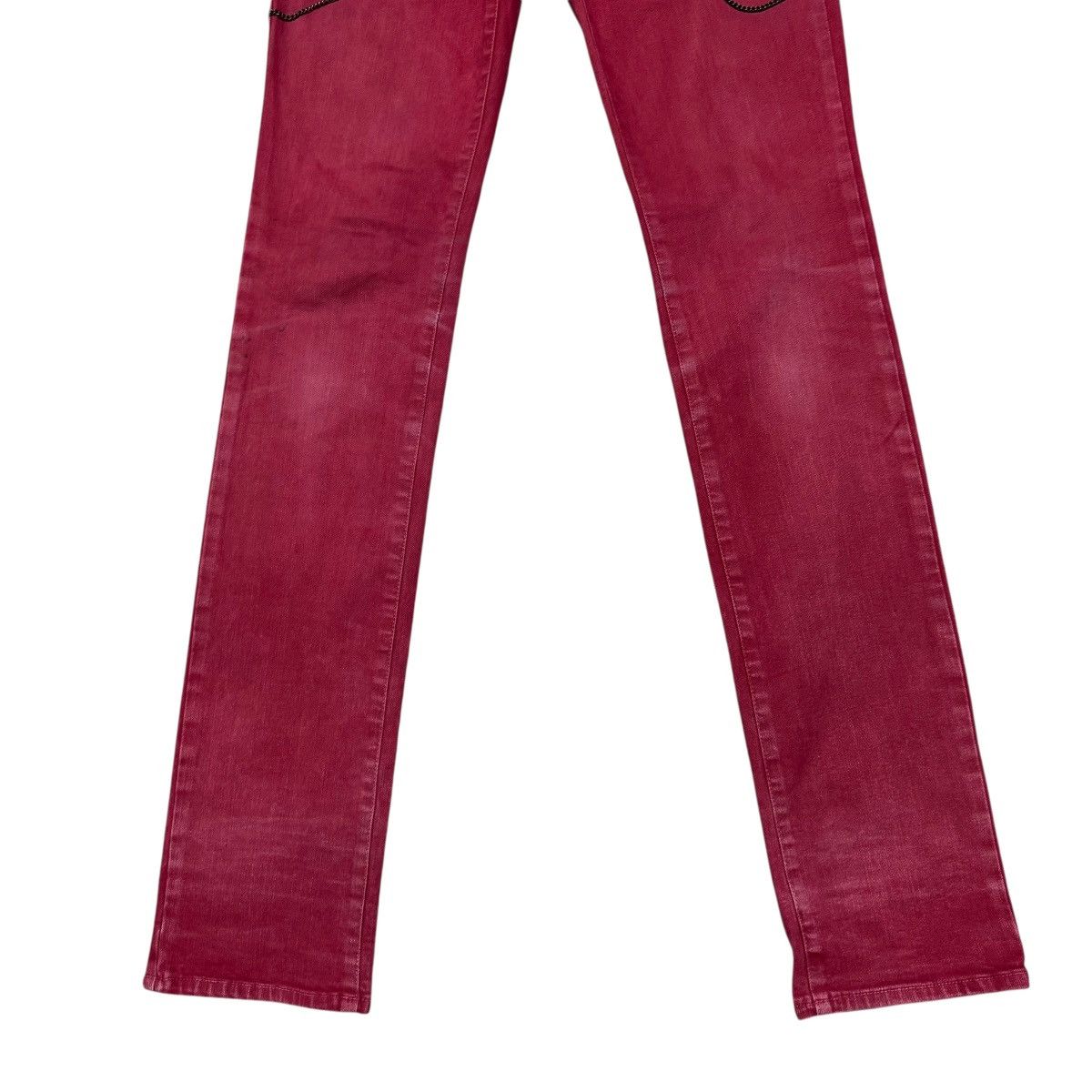 Schlussel Schlussel Brass Red Denim Skinny Jeans Size US 32 / EU 48 - 7 Thumbnail