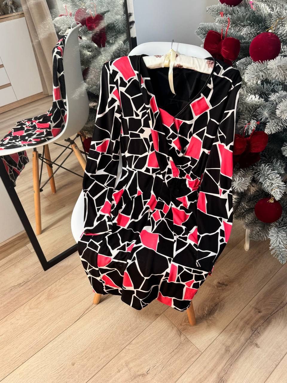Gucci Gucci Abstract Print Long Sleeve Dress Size S / US 4 / IT 40 - 1 Thumbnail