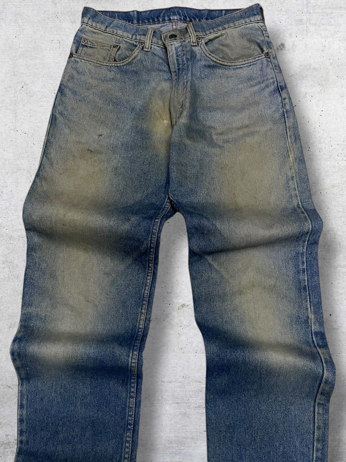 Levi's Vintage Clothing VINTAGE 516 90S DESIGNER OG LEVIS MUDWASH DISTRESSED DENIM Size US 29 - 4 Thumbnail