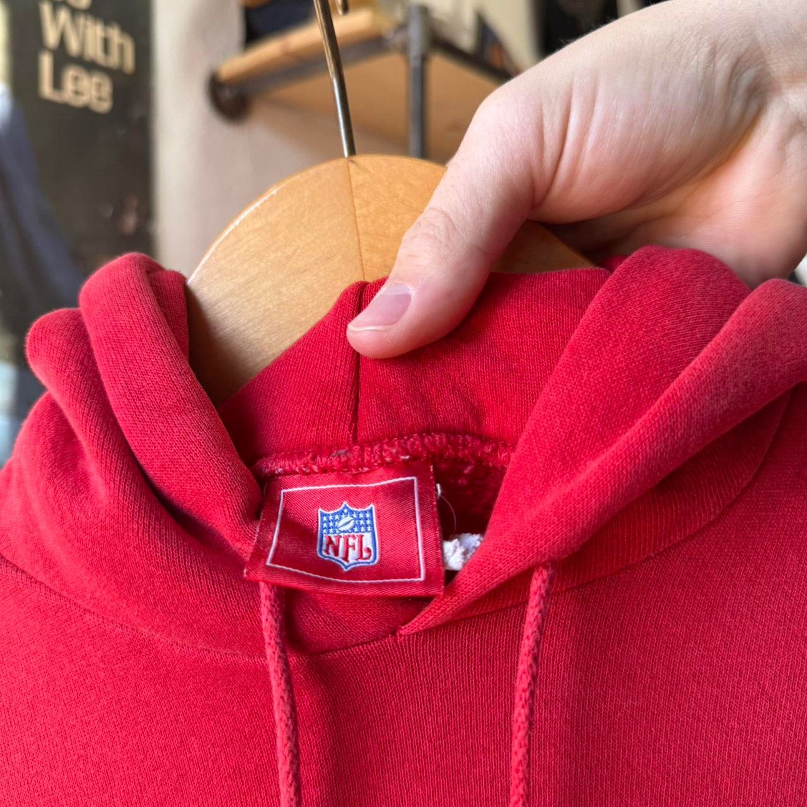 NFL × Vintage Vintage 90s Kansas City Chiefs NFL Hoodie Size US XL / EU 56 / 4 - 5 Thumbnail