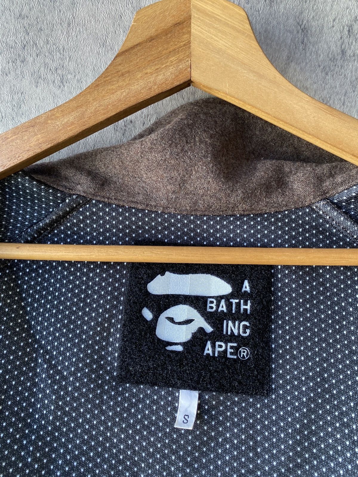 Bape Vintage 90s Gore Windstopper A Bathing Ape Wool Jacket Size US S / EU 44-46 / 1 - 18 Thumbnail