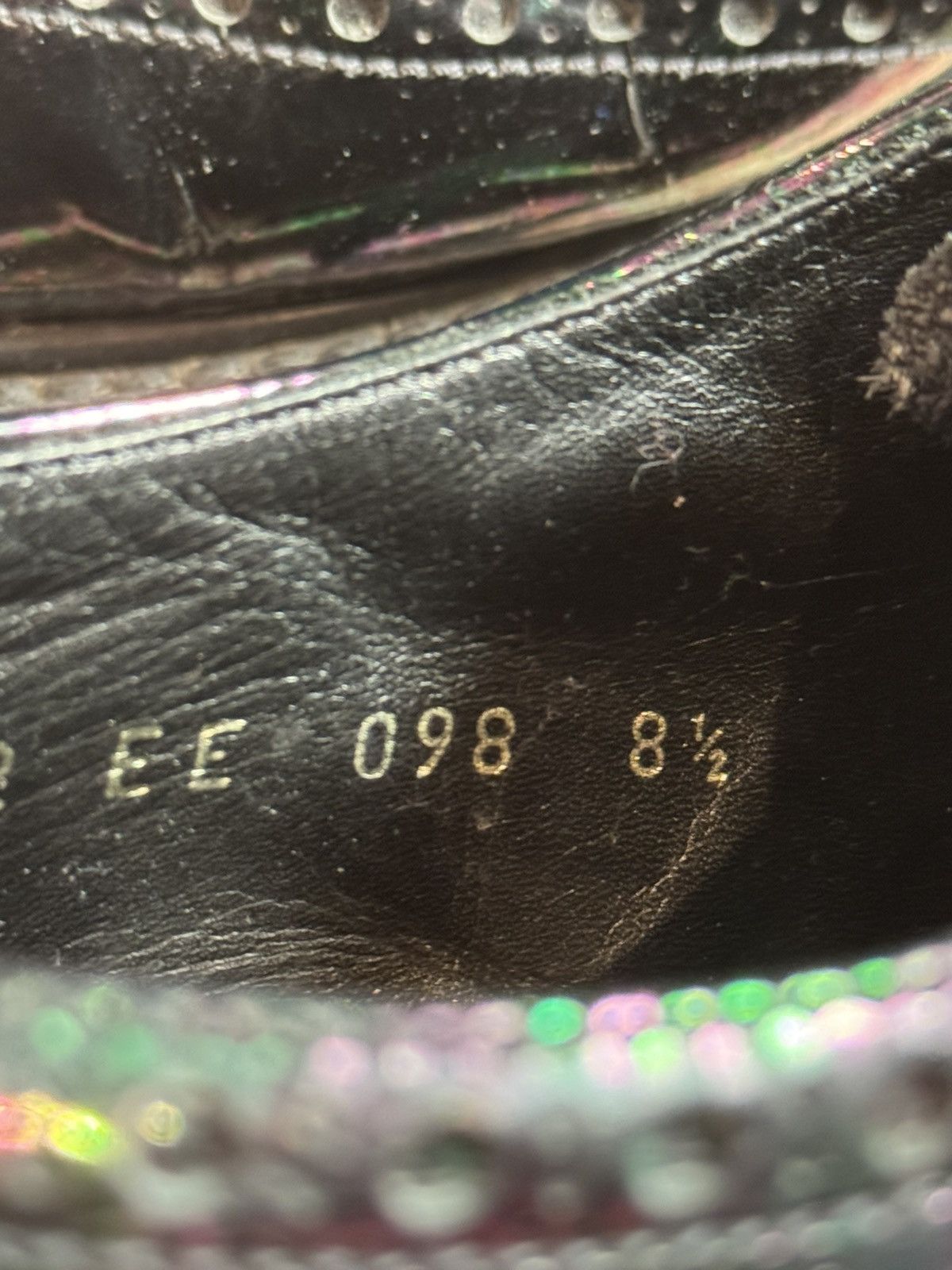 Prada Prada Air Sole Derby Brogue Patent Leather "Oil spill" Size US 9 / EU 42 - 8 Thumbnail
