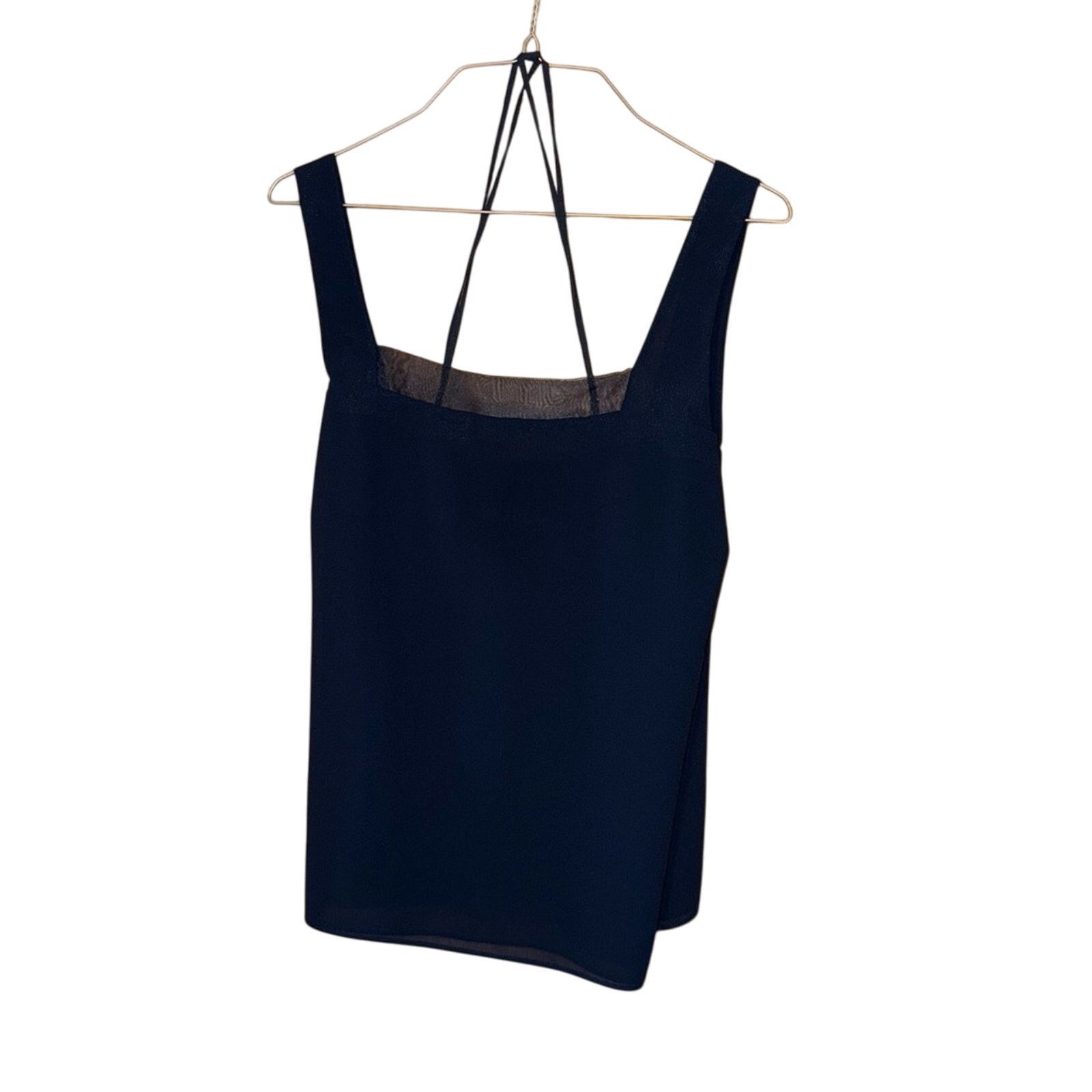 Other Ursula Elegant Navy Blue Sleeveless Top Size XXL / US 16-18 / IT 52-54 - 1 Thumbnail