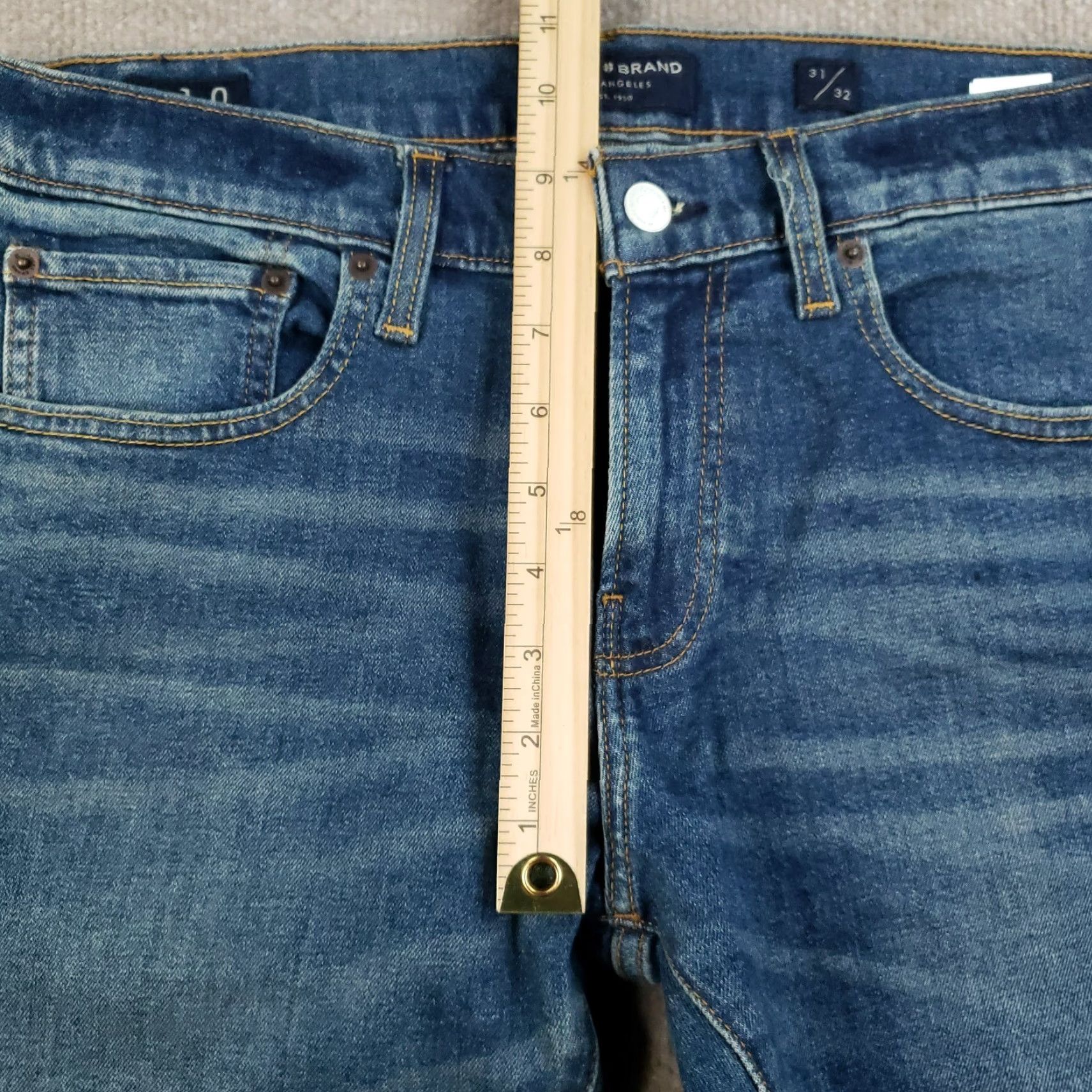 Lucky Brand VINTAGE Lucky Brand Jeans Mens 31x32 Slim Fit Blue Denim Casual Stretch 90s Mens Size US 31 - 7 Thumbnail