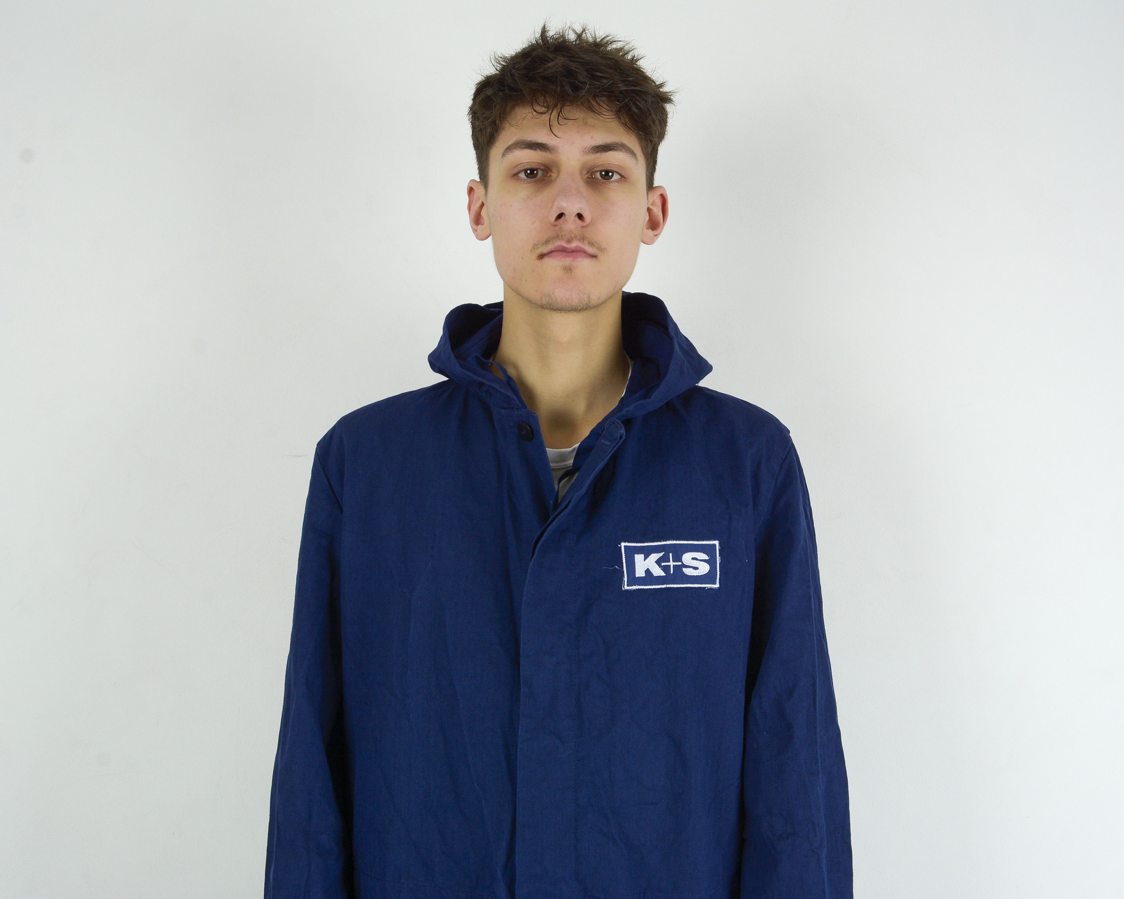 Vintage J G Eisel GmbH German 1970's Sanfor Worker Jumpsuit Overalls Size US 38 / EU 54 - 4 Thumbnail