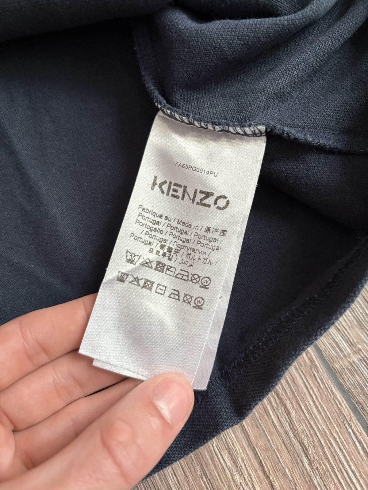 Kenzo Kenzo Tiger Head Logo Short Sleeve Navy Polo Shirt Size US L / EU 52-54 / 3 - 5 Thumbnail