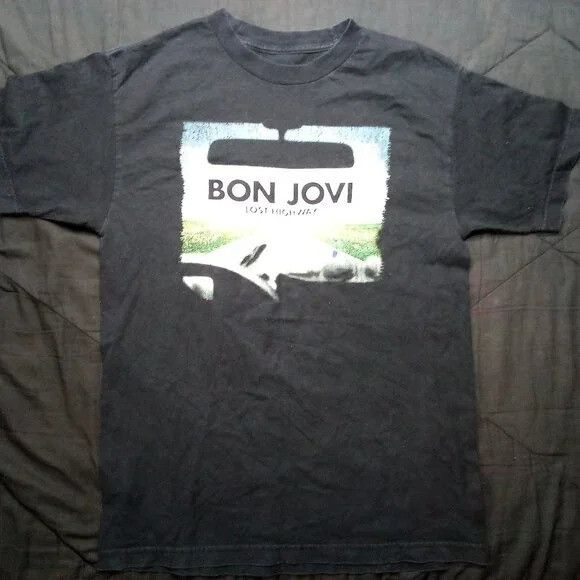 Band Tees Bon Jovi Lost Highway Tour 2007 T-Shirt Size US M / EU 48-50 / 2 - 2 Thumbnail