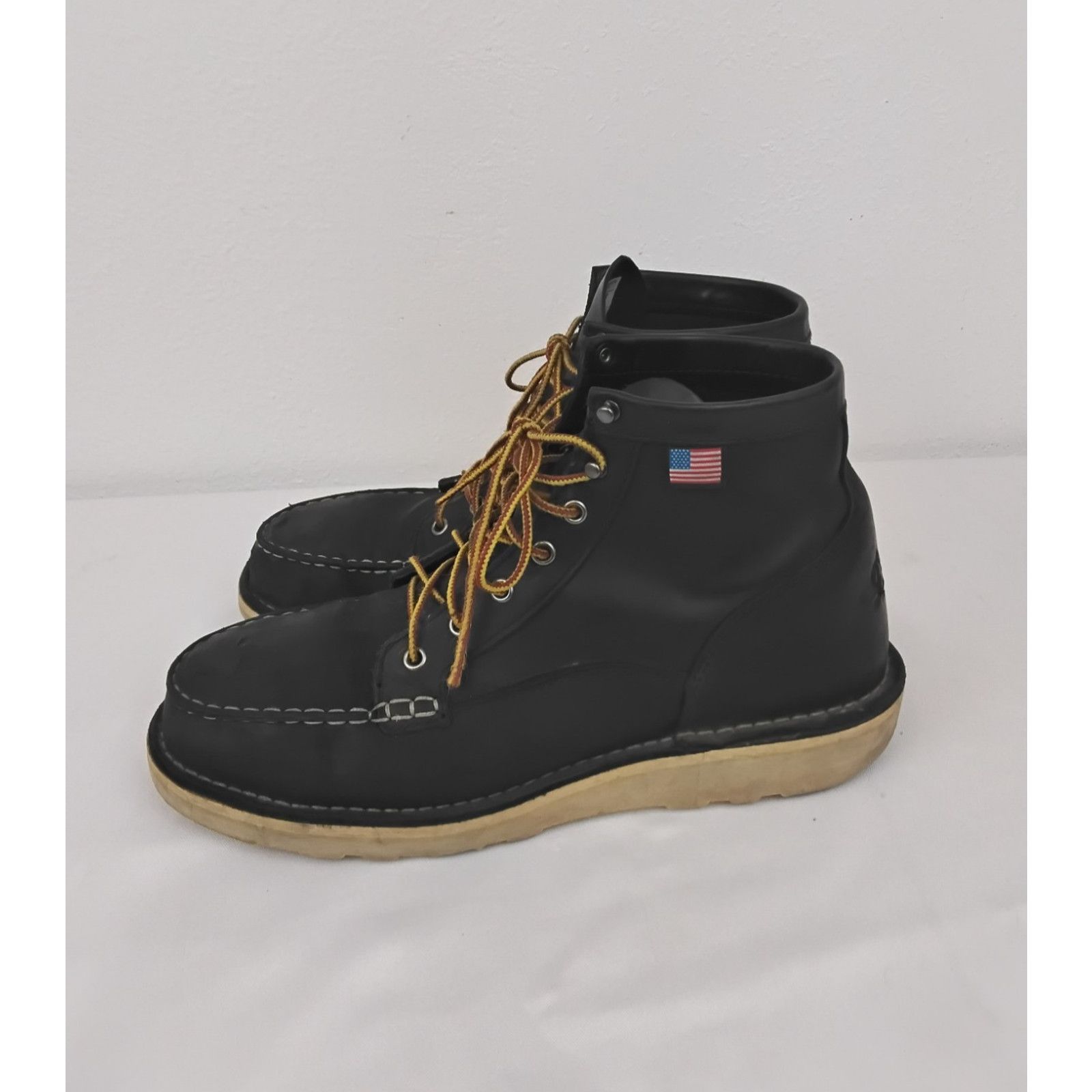 Danner Danner Bull Run Moc Toe Work Boot Men's 11.5 Black Steel Toe Size US 11.5 / EU 44-45 - 4 Thumbnail