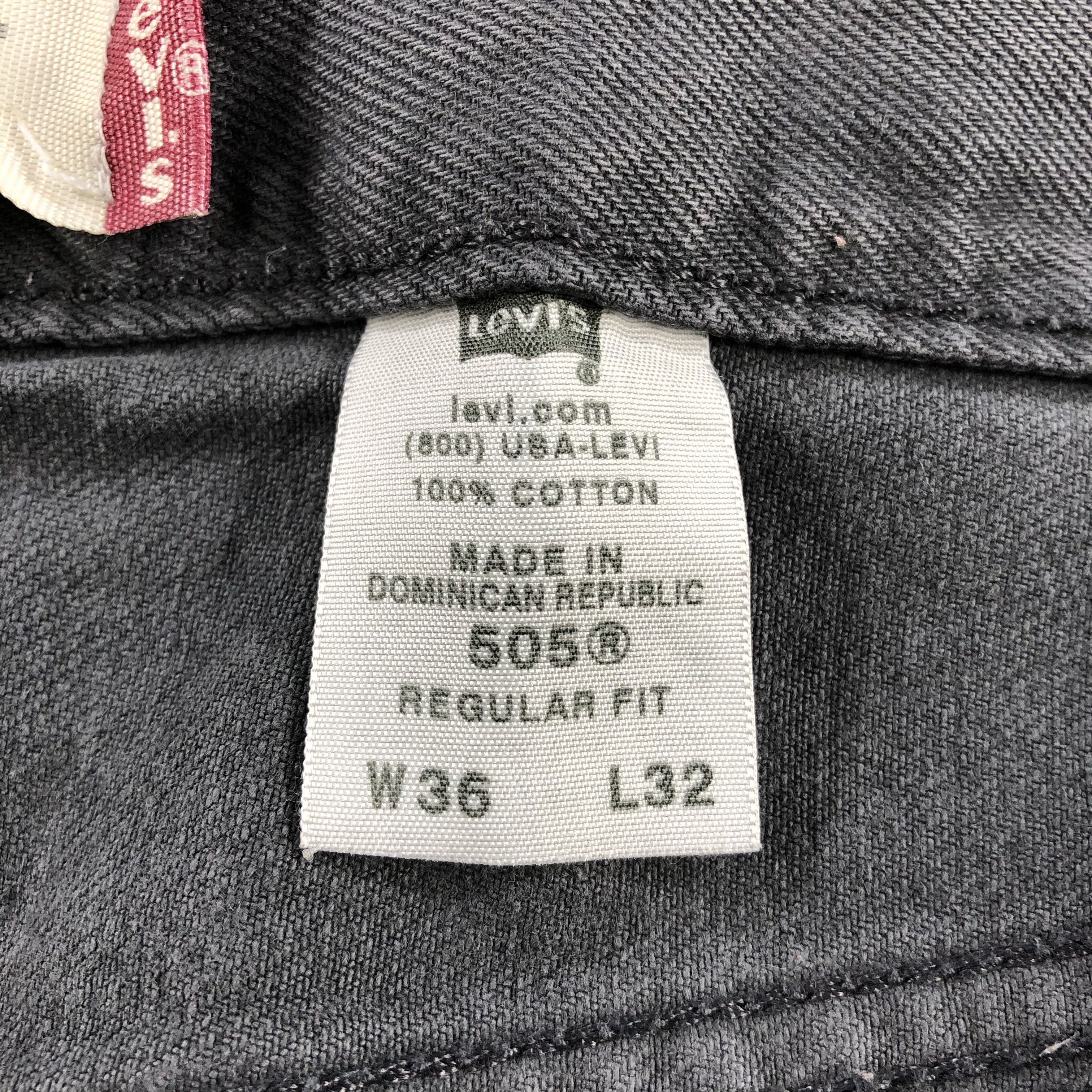 Levi's Vintage Levis 505 Earth Tone Jeans-J2152 Size US 35 - 10 Thumbnail