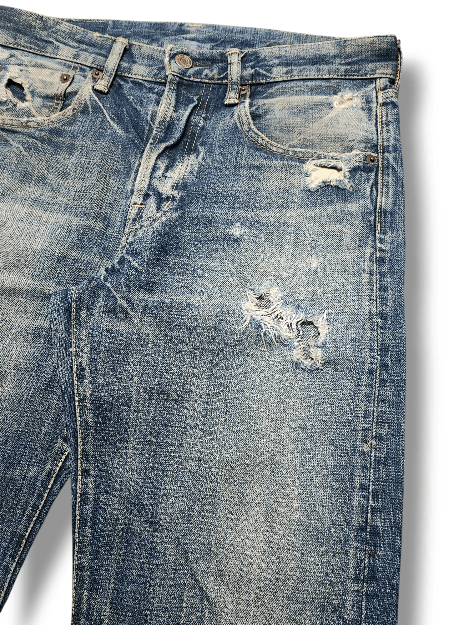 Spellbound Vintage 90s Spellbound Domingo Mudwash Distressed Denim Size US 32 / EU 48 - 7 Thumbnail