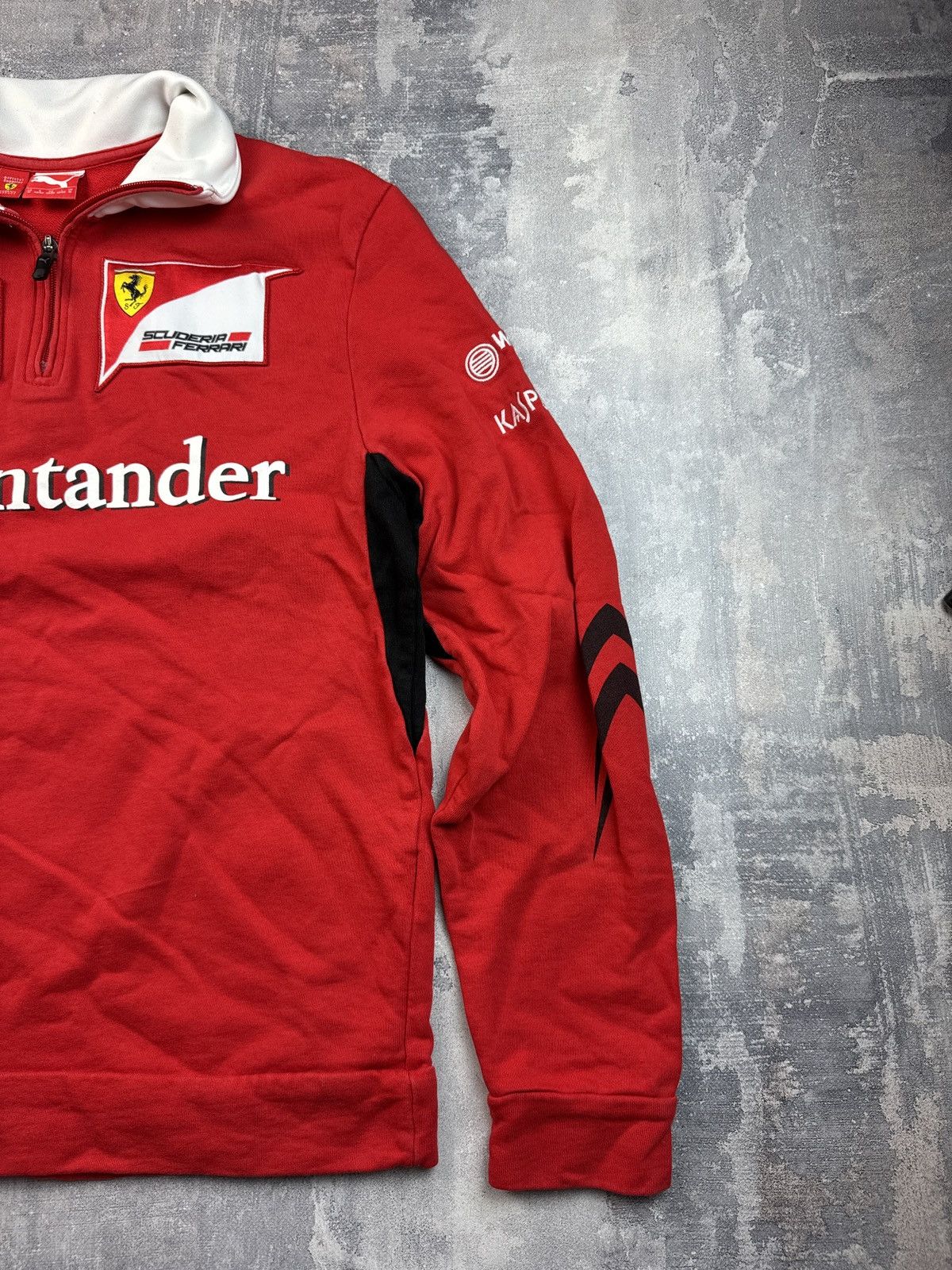 Formula 1 Vintage Formula One Ferrari Racing Team 1/4 zip Santander Size US M / EU 48-50 / 2 - 4 Thumbnail
