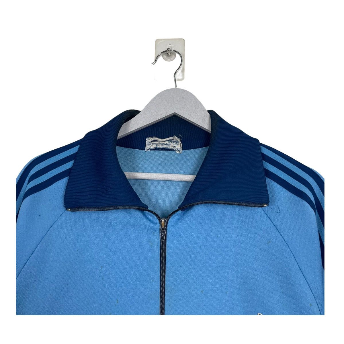 Adidas × Edition Japan × Vintage 💥80s ADIDAS SPORT DECK TRACKTOP ZIPPER SWEATER JACKET Size US M / EU 48-50 / 2 - 4 Thumbnail