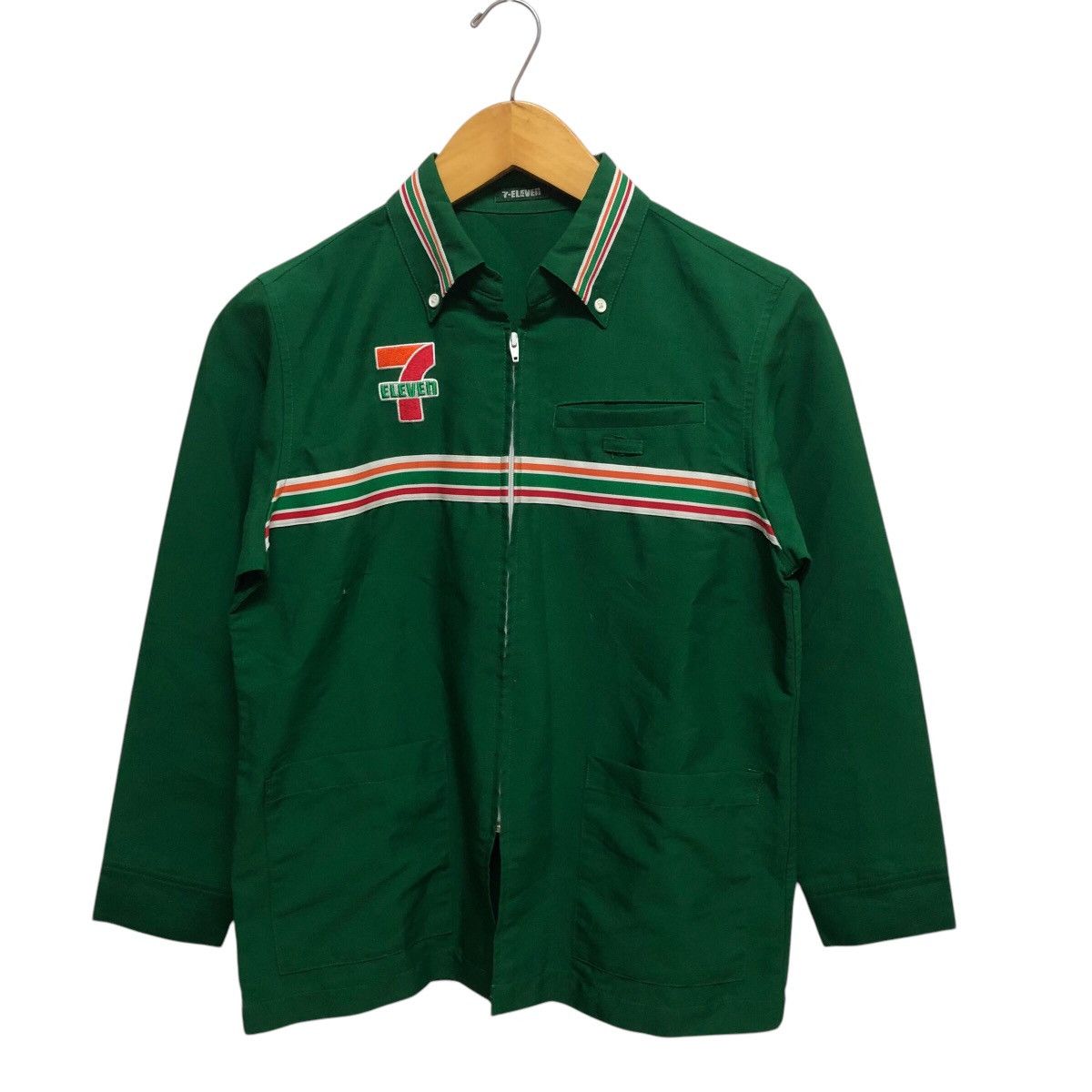 Uniform Wares Vintage 7 Eleven Embroidered Big Logo Zipper Ups Jacket Size US M / EU 48-50 / 2 - 2 Thumbnail