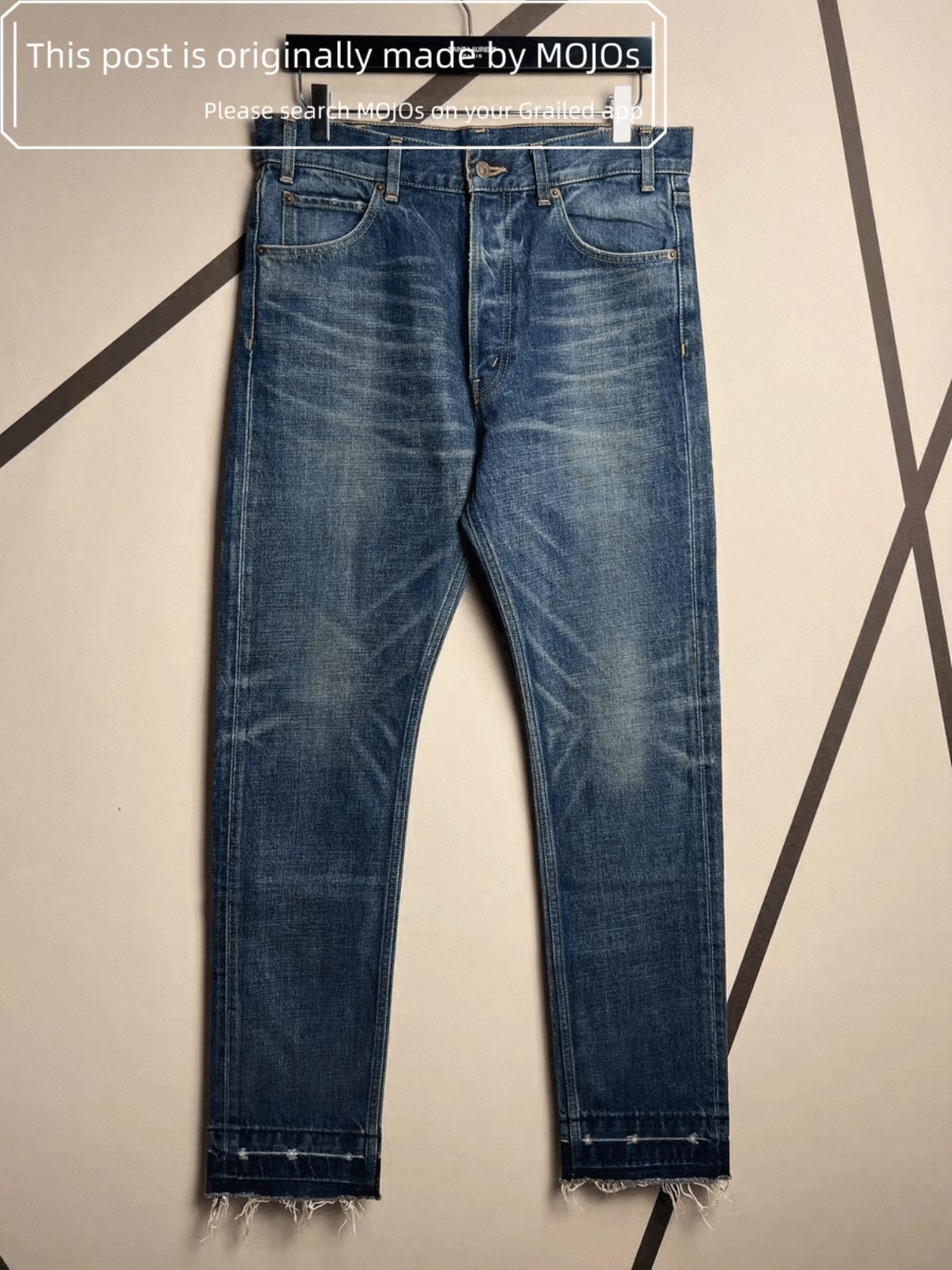 Sz32 Celine 23SS Bottom Distressed Denim mojos18021028