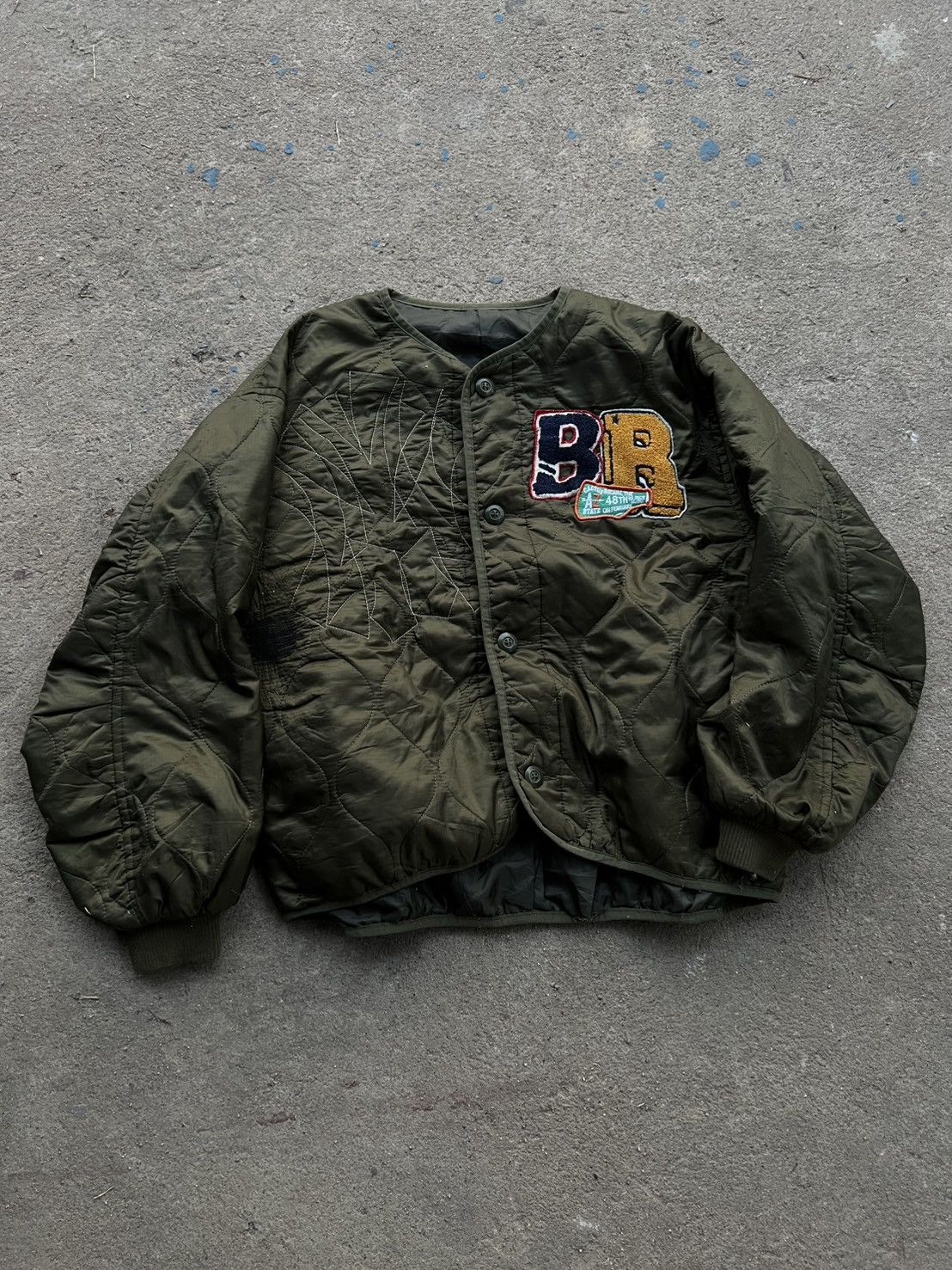 Vintage Patchwork Vintage Military Jacket Liner Kapital Size US M / EU 48-50 / 2 - 2 Thumbnail