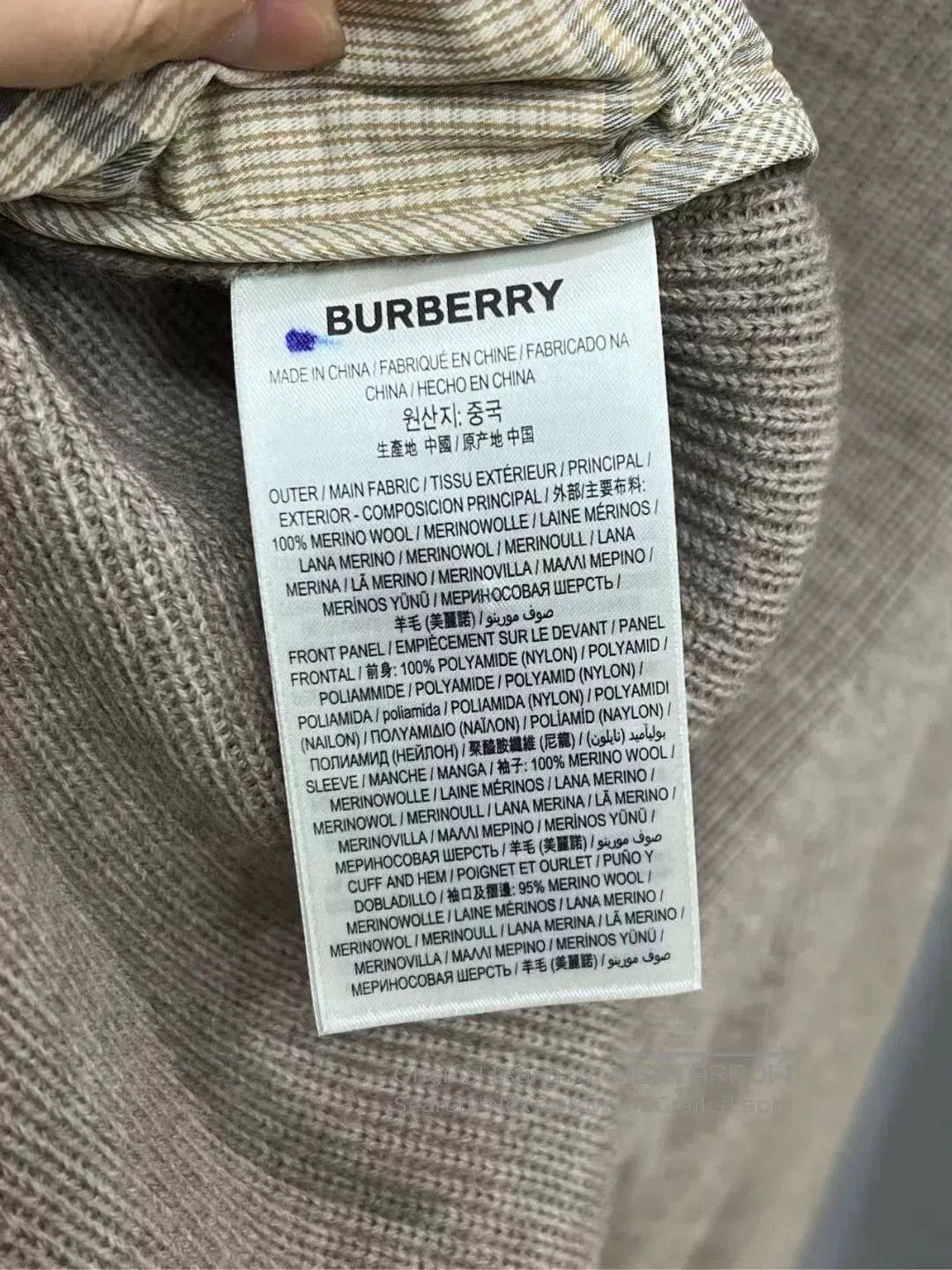 Burberry lightweight wool down jacket by Burberry. Size US M / EU 48-50 / 2 - 4 Thumbnail