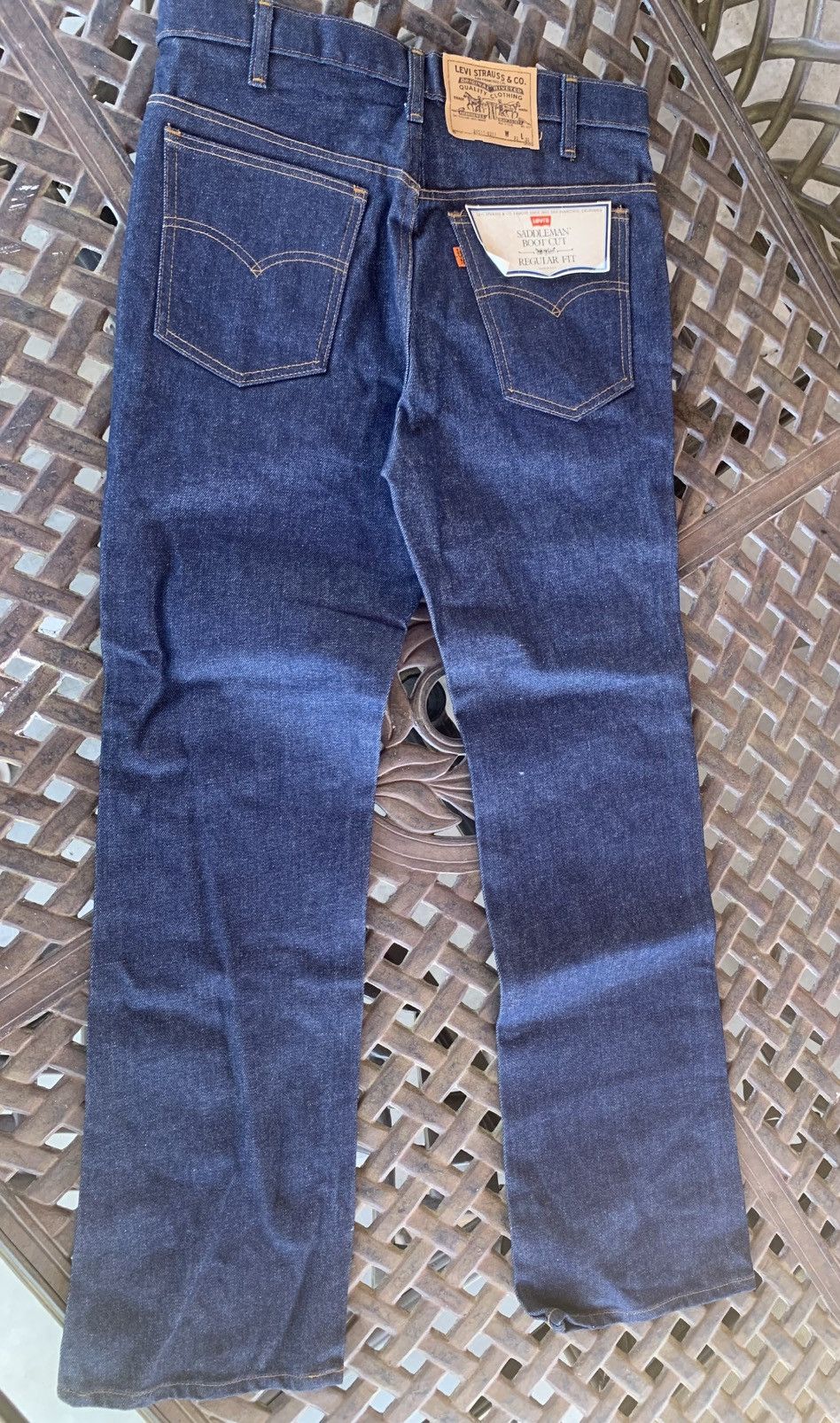 Levi's Vintage 1970s 517 Bootcut NWT Orange Tab Size US 32 / EU 48 - 6 Thumbnail