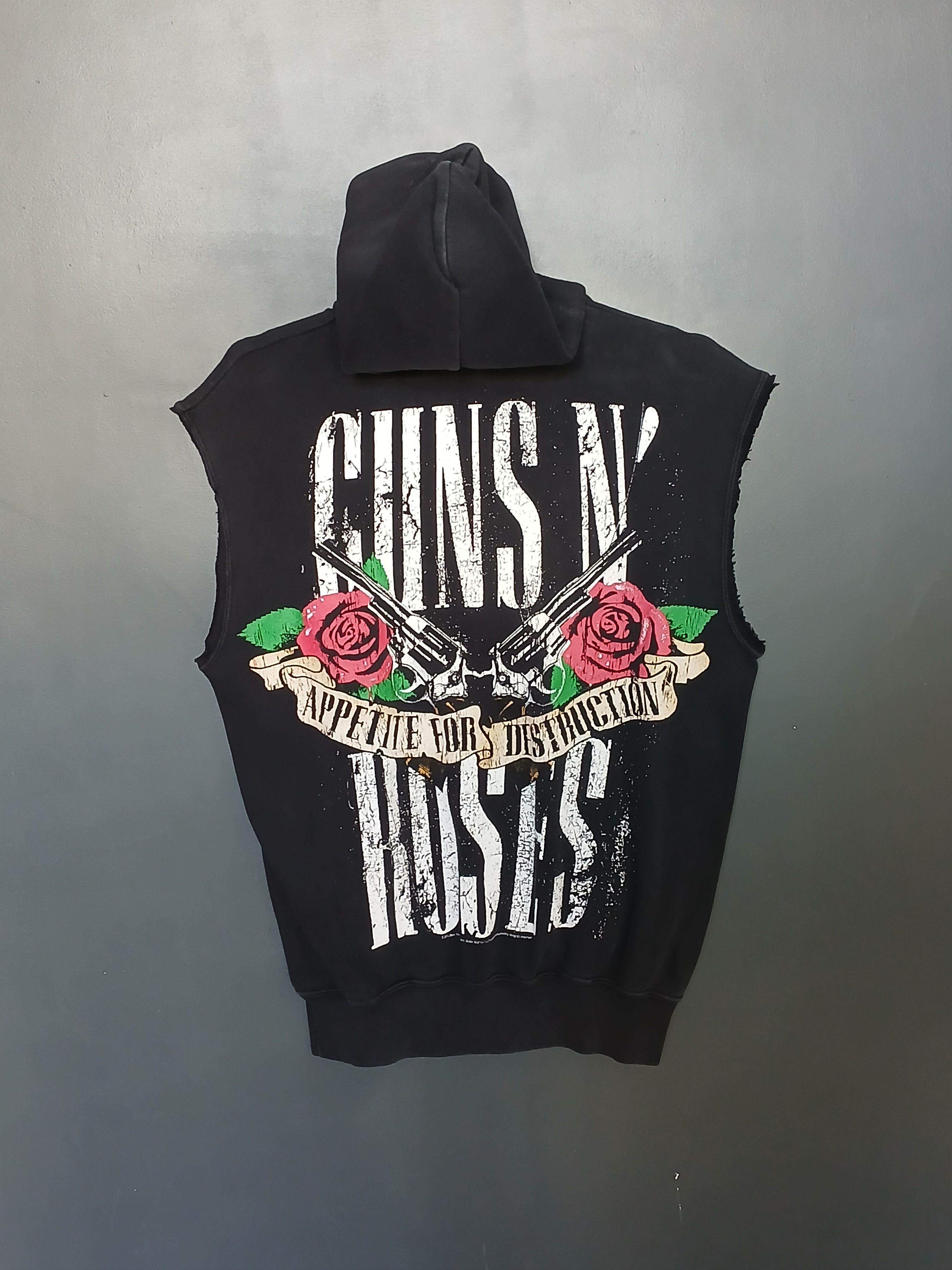 Guns N' Roses Guns N Roses Sleeveless Hoodie Size US S / EU 44-46 / 1 - 1 Thumbnail