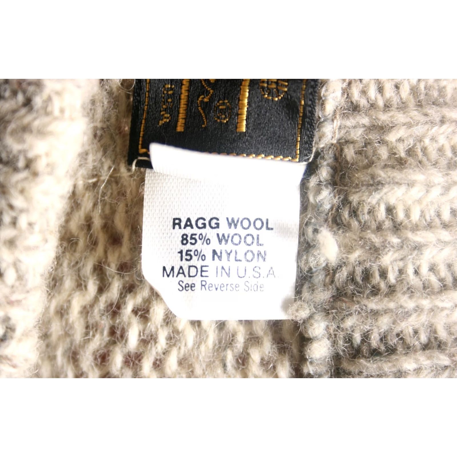 Eddie Bauer Vintage Eddie Bauer Ragg Wool Blend Pullover Sweater LT Beige Crew Neck Pullover Mens XL Tall fits MT/LT Made in USA 85% Wool 15% Nylon PLA Size US L / EU 52-54 / 3 - 8 Thumbnail