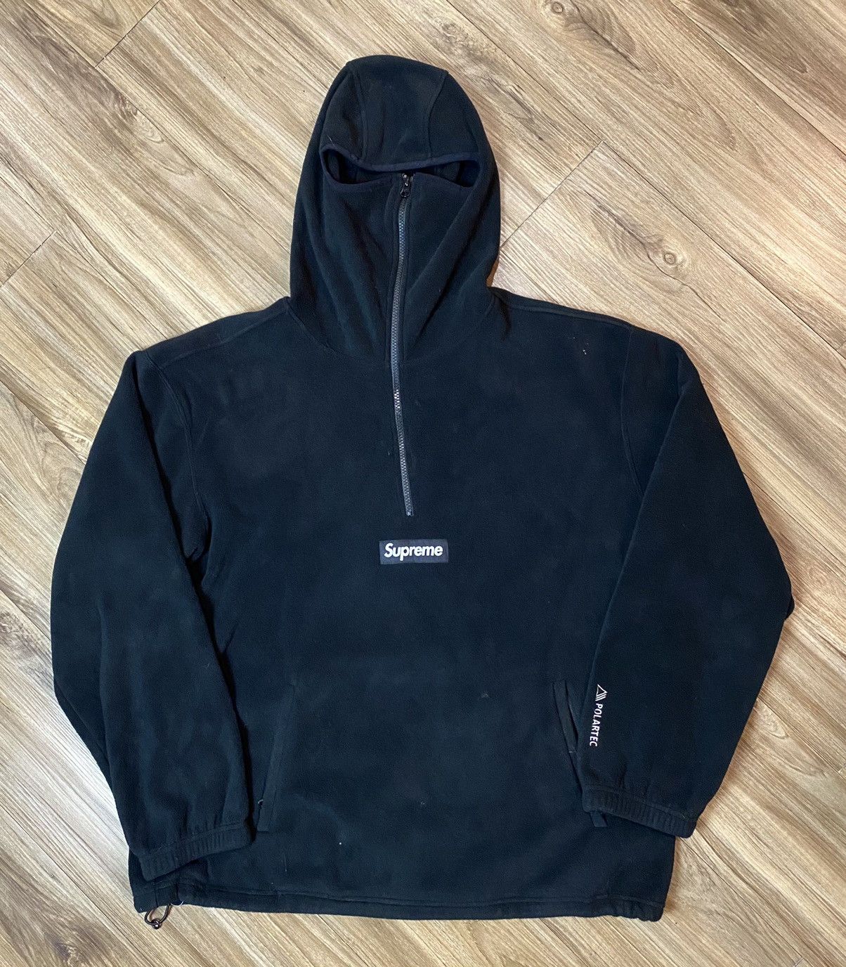 Supreme Facemask Sherpa Half Zip Jacket