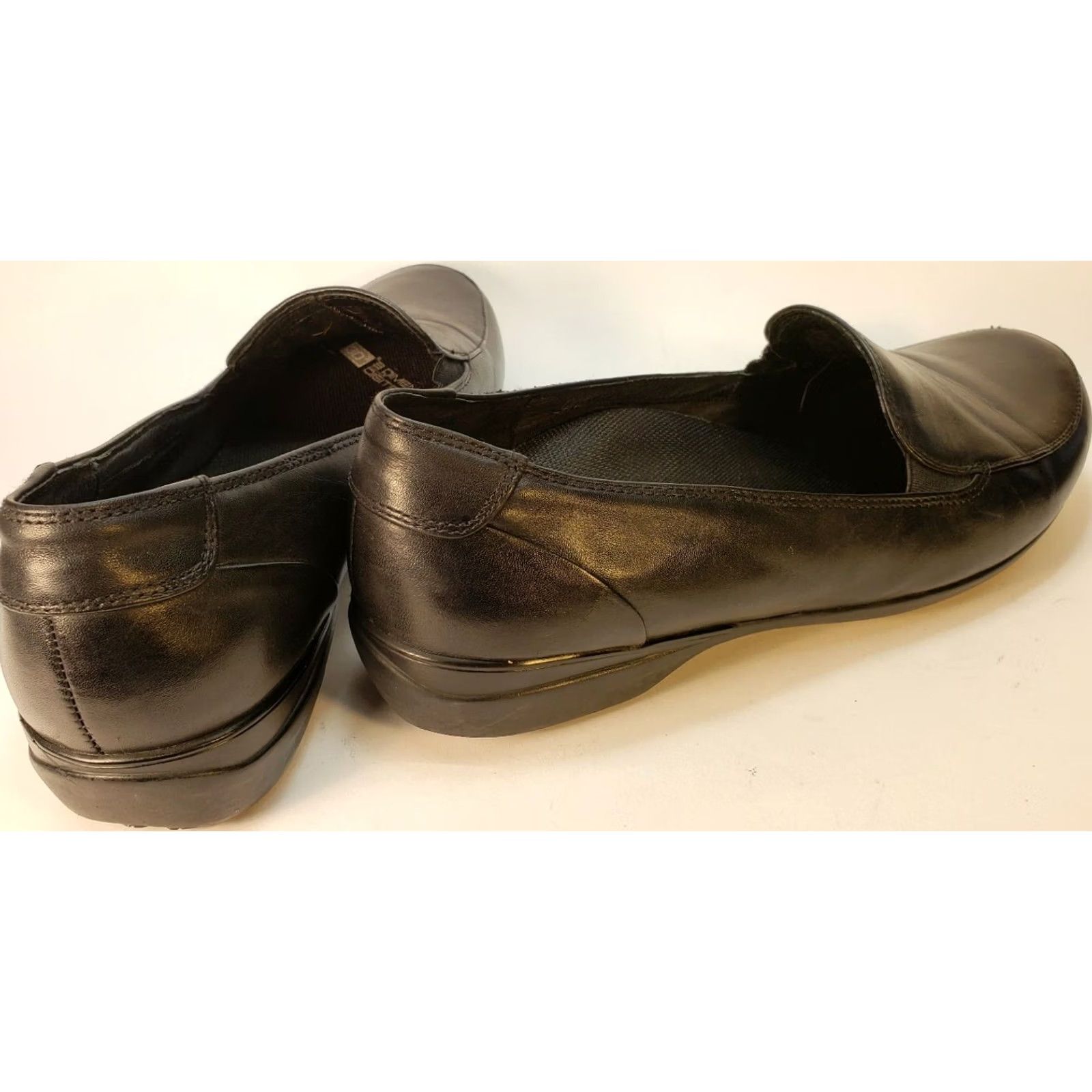 Greats Abeo Avery Comfort Flats Women's 8.5M Black Leather Orthopedic High Arch Cushy Footbed Casual Shoes Women US 8.5 Size US 7 / IT 37 - 6 Thumbnail