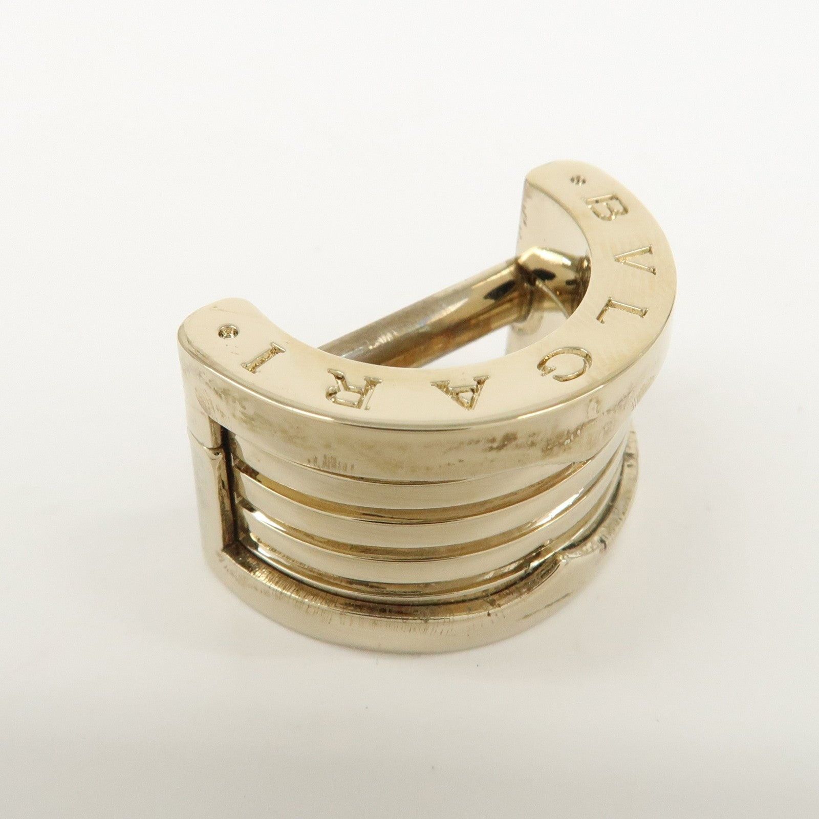 Bvlgari Bvlgari B.zero1 Gold Plated Scarf Ring Size ONE SIZE - 2 Thumbnail