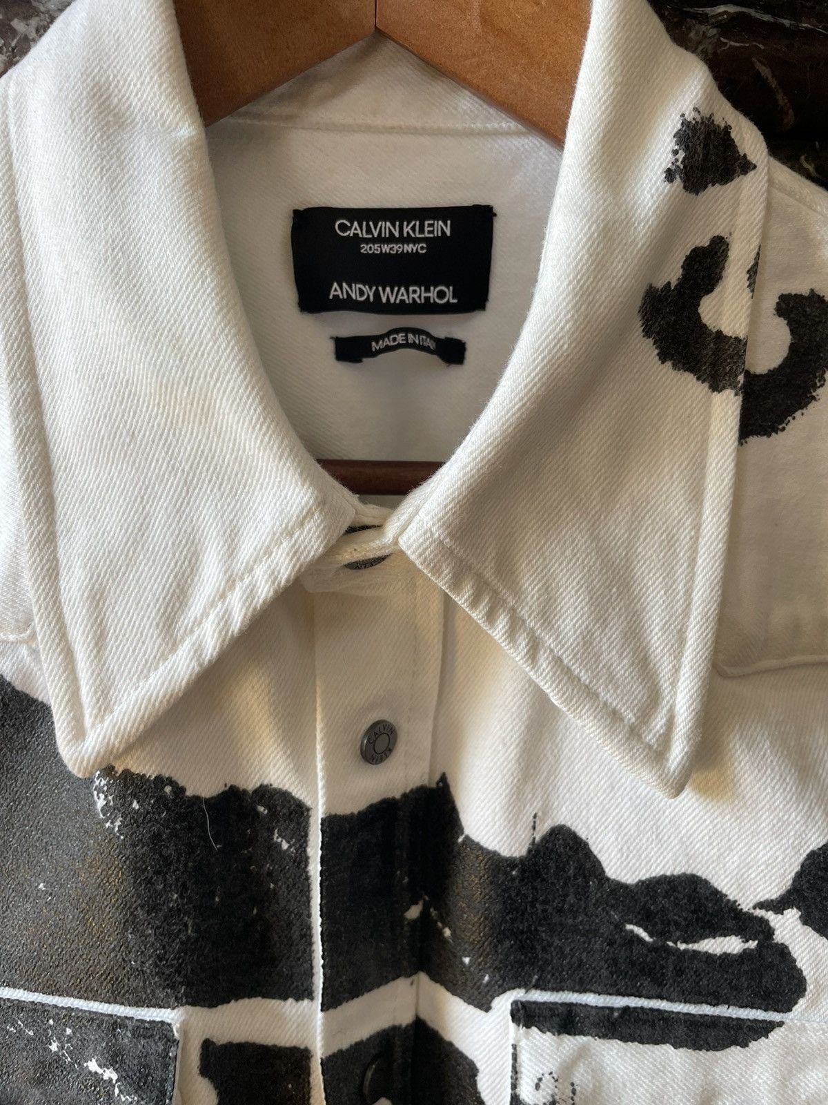 Calvin Klein 205W39NYC × Raf Simons Warhol Screenprinted Western Shirt Size US XS / EU 42 / 0 - 3 Thumbnail