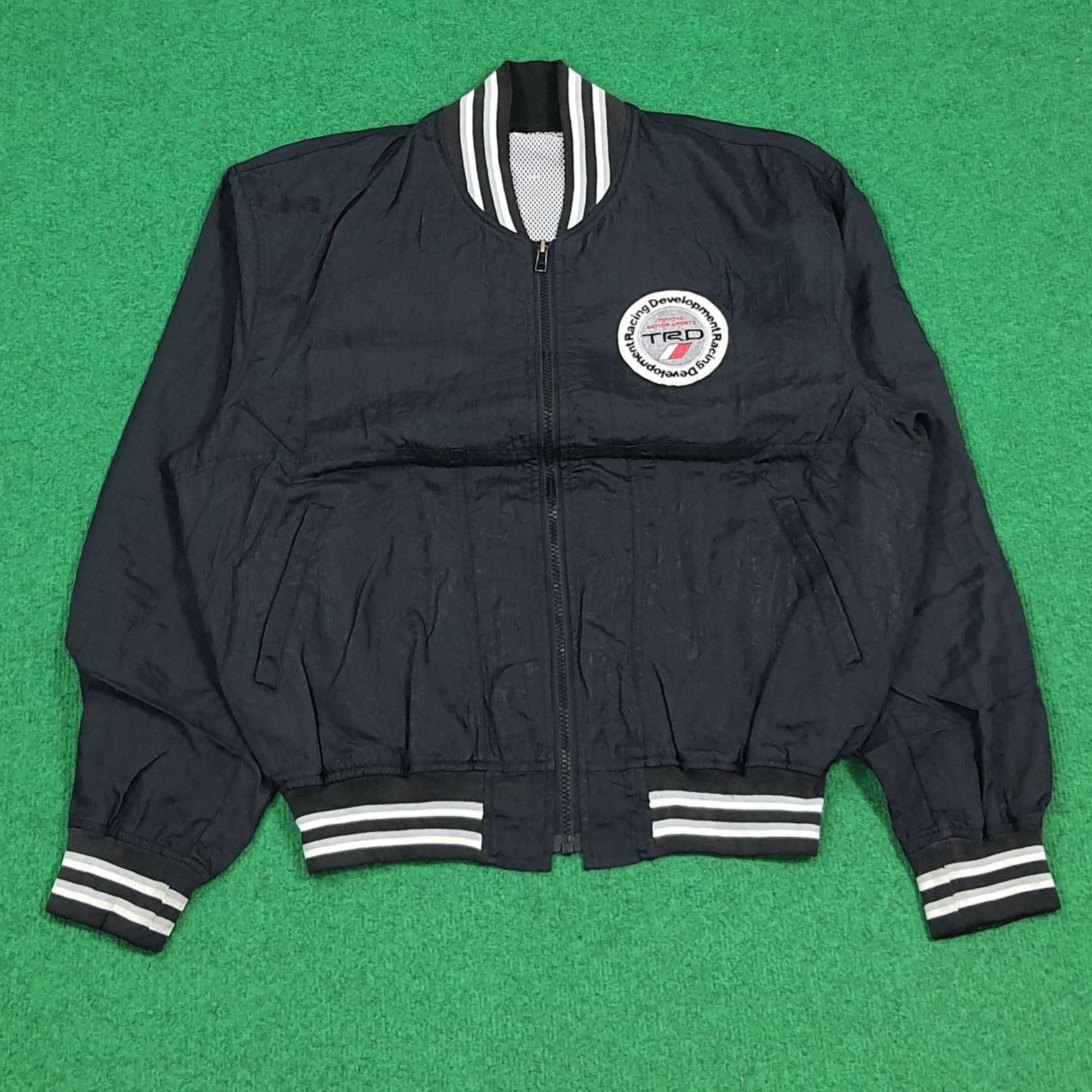 Japanese Brand Vintage 90s Toyota TRD Racing Jacket JDM Bomber C300N6 Size US M / EU 48-50 / 2 - 3 Thumbnail