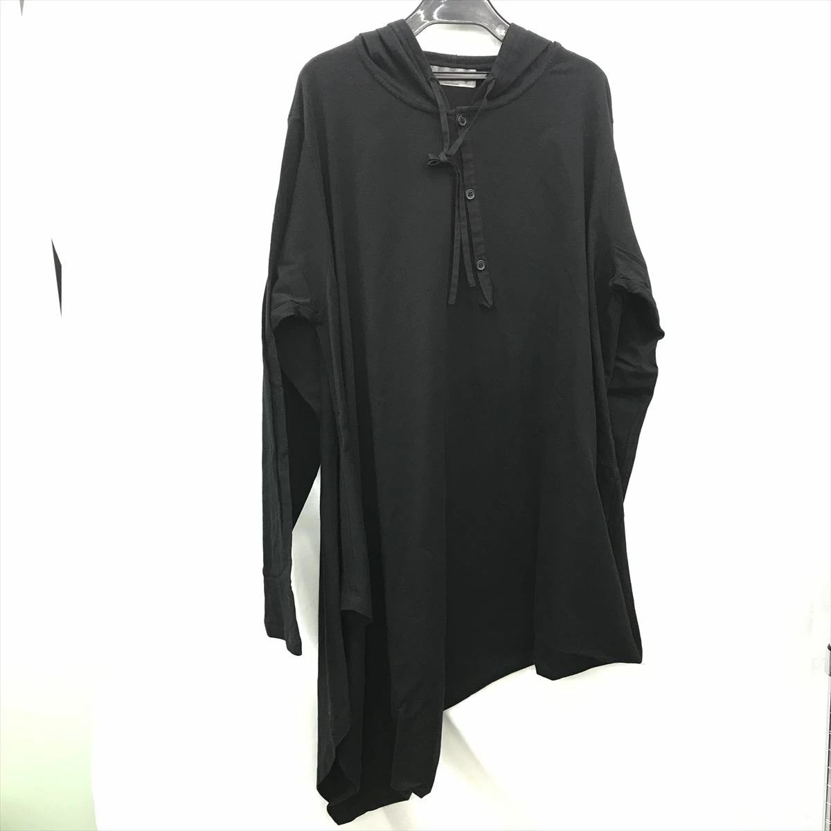 Yohji Yamamoto Yohji Yamamoto POUR HOMME BLK hooded cut and sew Size US L / EU 52-54 / 3 - 1 Thumbnail