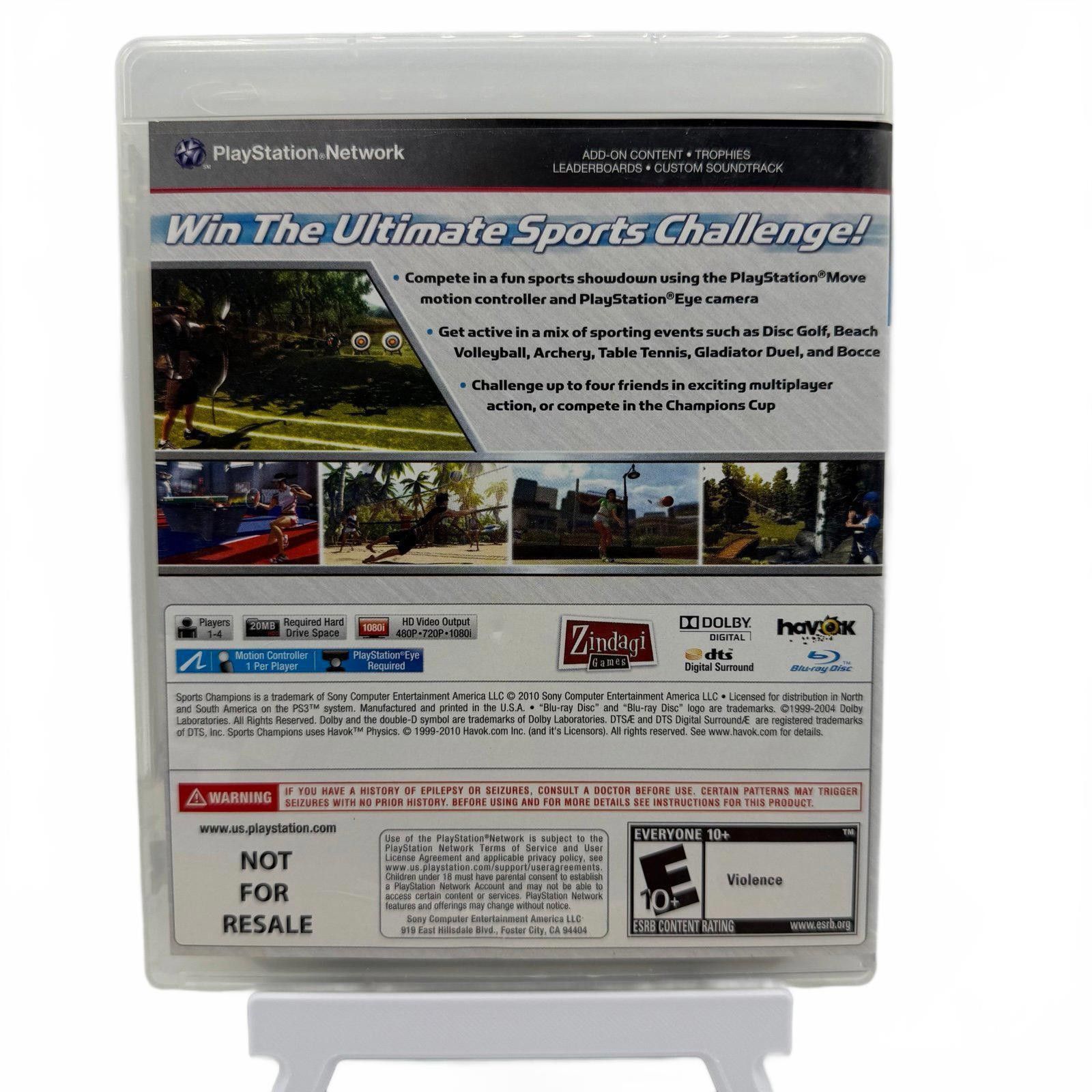 Sony PS3 Video Game - Sports Champions (2010) Sony PlayStation 3 Size ONE SIZE - 2 Thumbnail