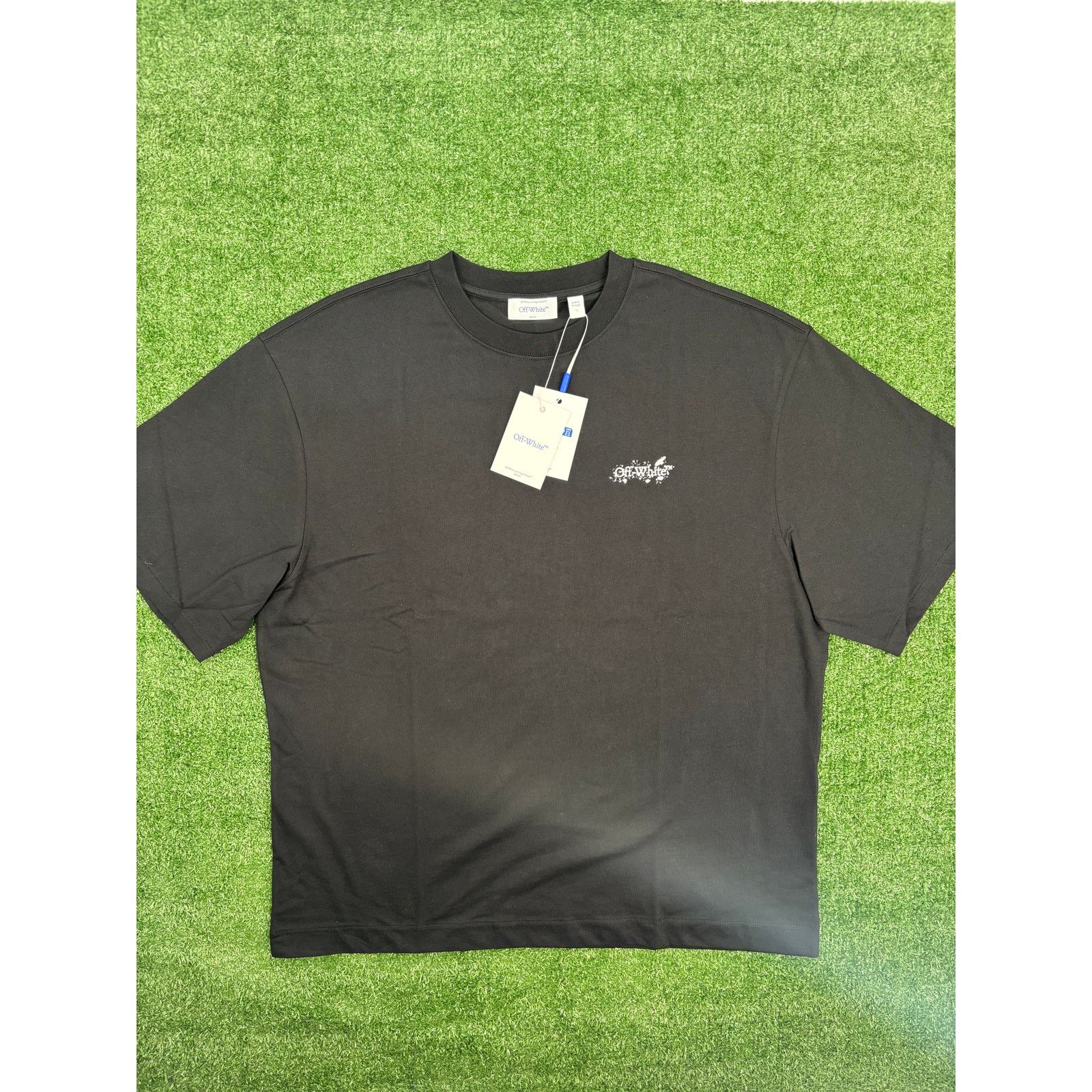 Off-White OFF-WHITE "Paint Splatter Arrows" Black Skate T-Shirt SM Size US S / EU 44-46 / 1 - 3 Thumbnail
