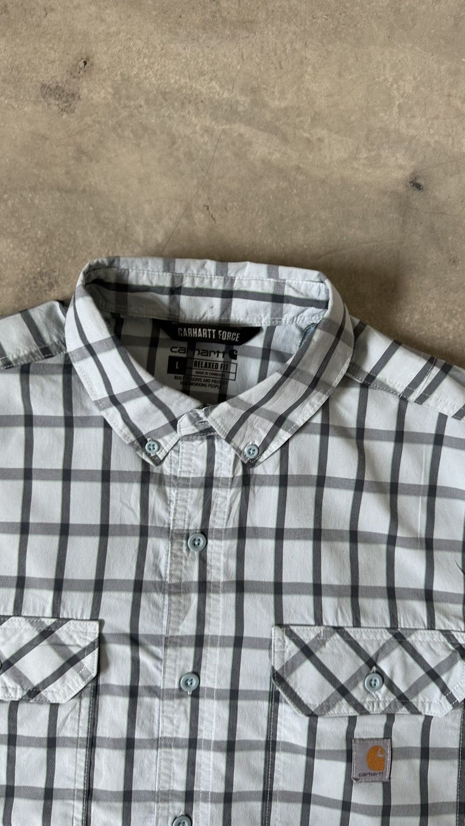Carhartt CARHARTT FORCE CHECKERED SHIRT Size US L / EU 52-54 / 3 - 5 Thumbnail