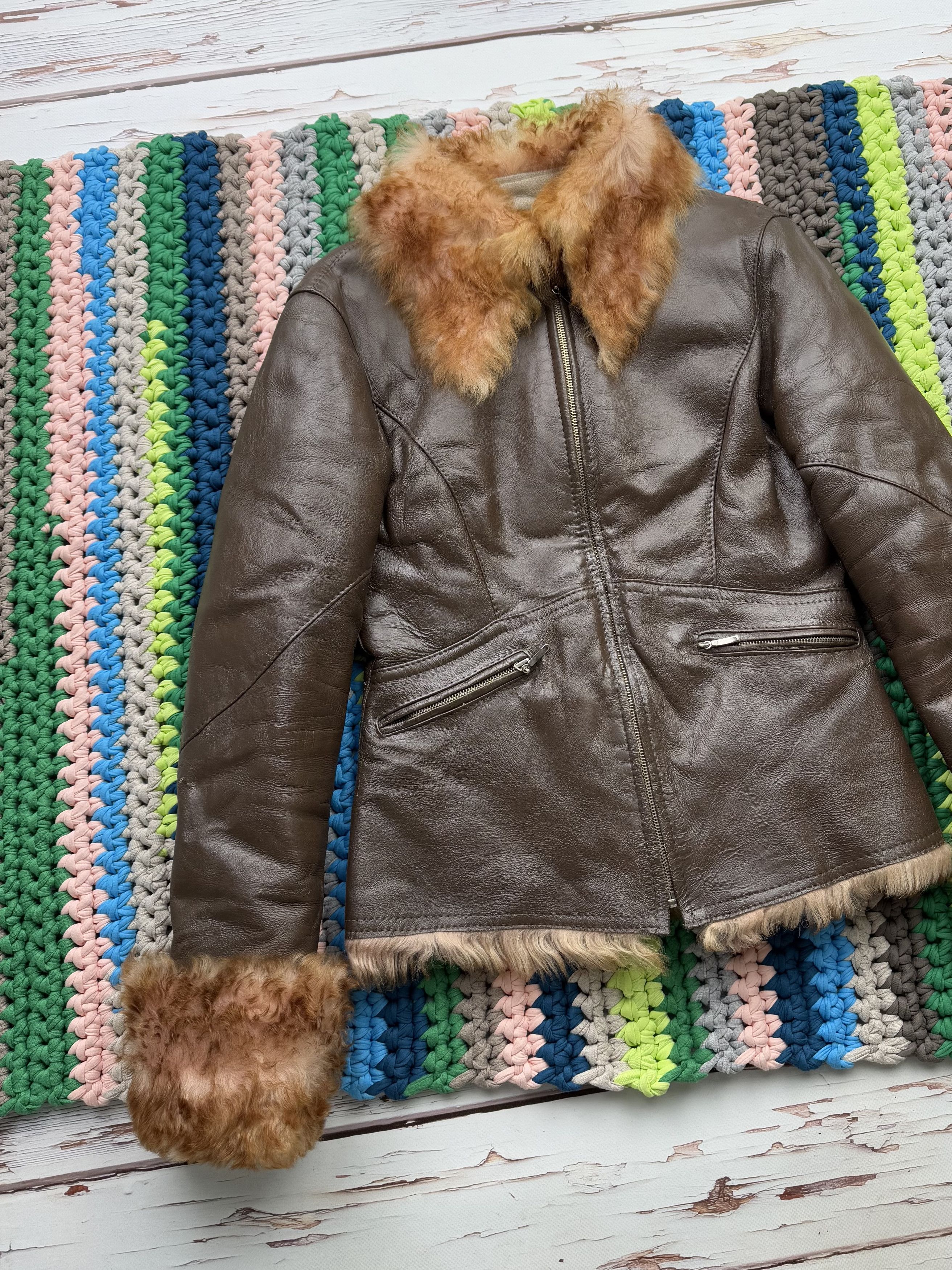 Hysteric Glamour Vintage Real Sheepskin Jacket (ET1)(D15) Size S / US 4 / IT 40 - 2 Thumbnail
