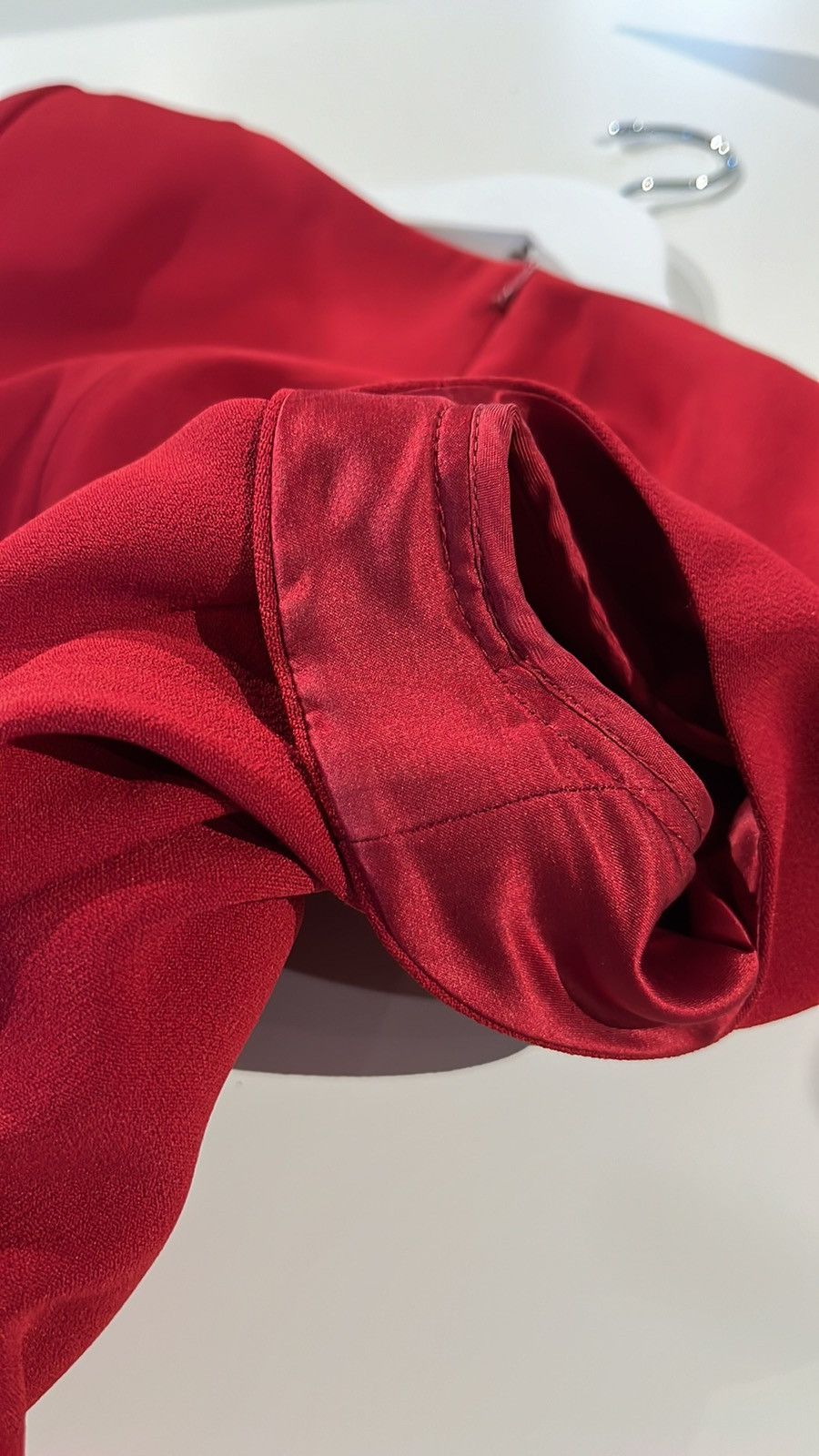 Saint Laurent Paris Saint Laurent AW/13 Red Cap-Sleeve Classic Tube Mini Dress Size M / US 6-8 / IT 42-44 - 6 Thumbnail