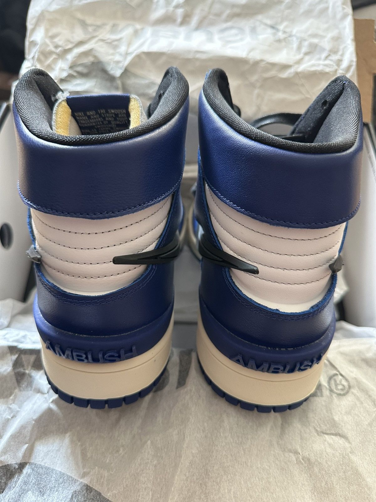 Ambush Design × Nike Nike Dunk High Ambush Blue Deep Royal Size US 11.5 / EU 44-45 - 5 Thumbnail