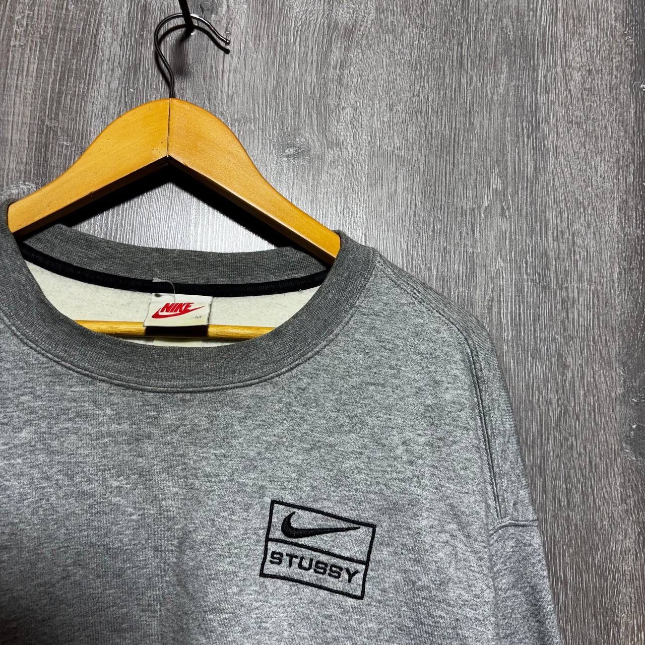 Nike × Stussy Nike Stussy Grey Streatwear Oversize M Sweatshirt Size US M / EU 48-50 / 2 - 3 Thumbnail
