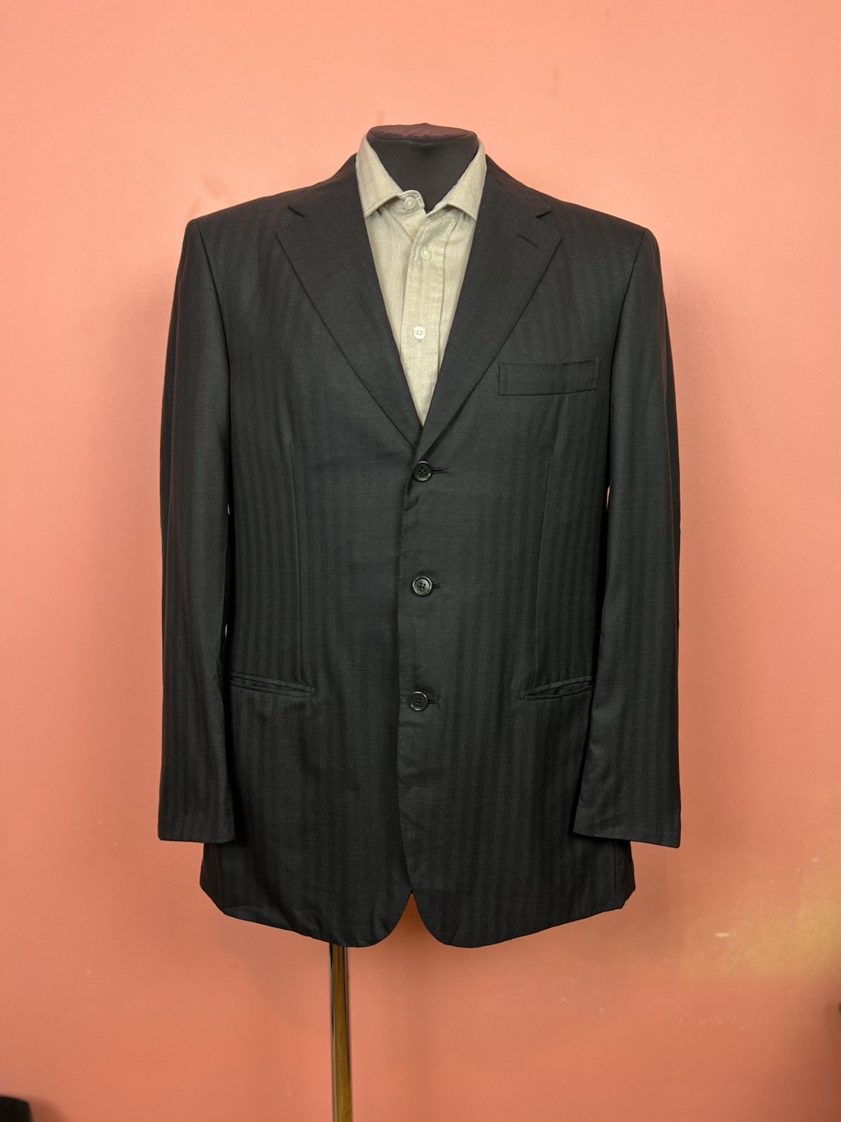 Brioni Brioni parlamento per braun super 180 wool classic blazer Size 50R - 1 Thumbnail