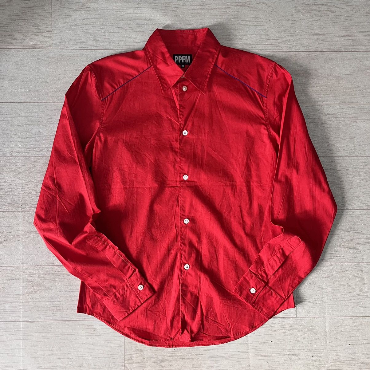 Japanese Brand × PPFM PPFM longshirt button up 🔴 Size US M / EU 48-50 / 2 - 1 Thumbnail