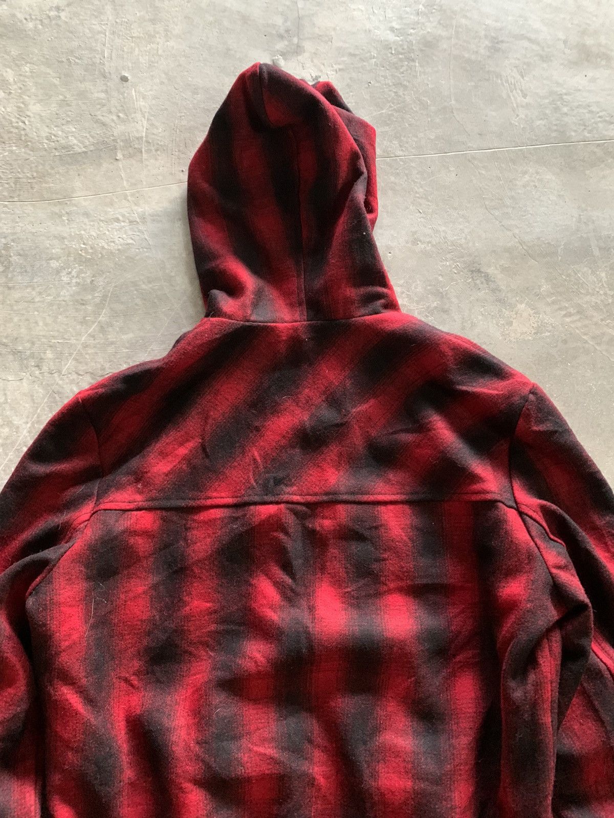 20471120 291295 hoodie wool flannel double way full zipper punk Size US M / EU 48-50 / 2 - 12 Thumbnail