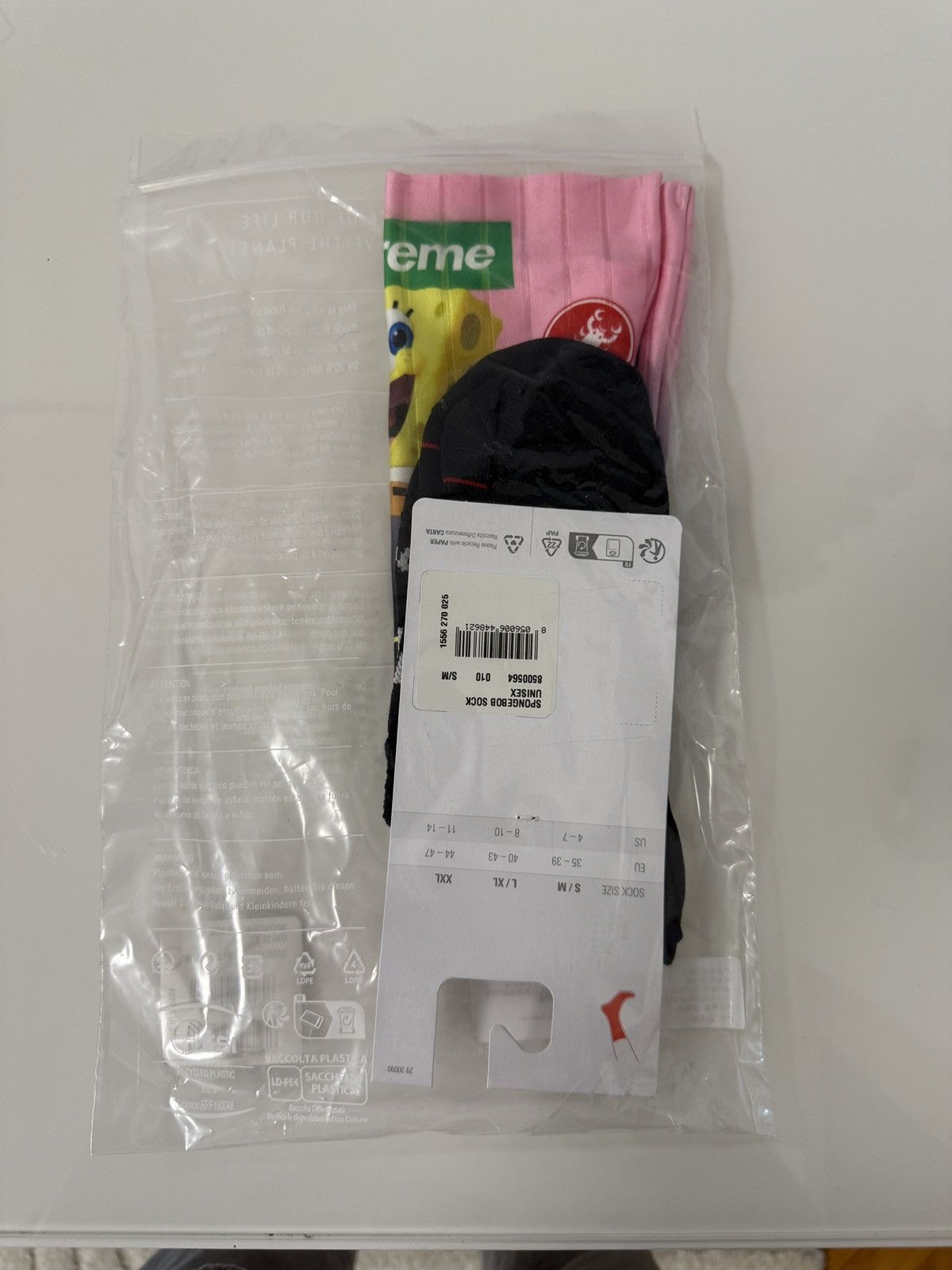 Supreme Spongebob Supreme socks Size ONE SIZE - 4 Thumbnail