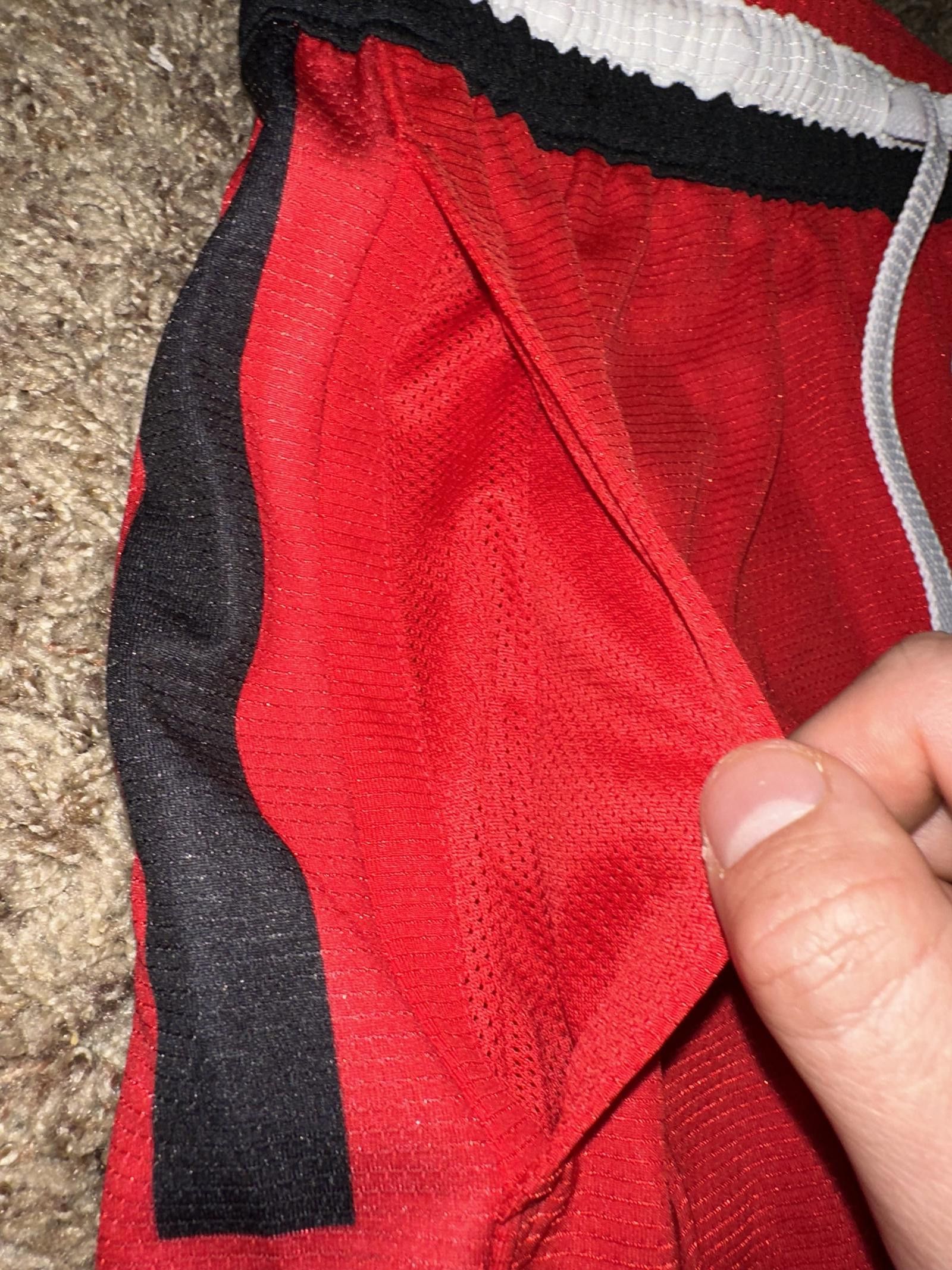 Nike Nike Men's Dri-Fit Elite Red/Black Basketball Shorts Sample Size US 32 / EU 48 - 4 Thumbnail