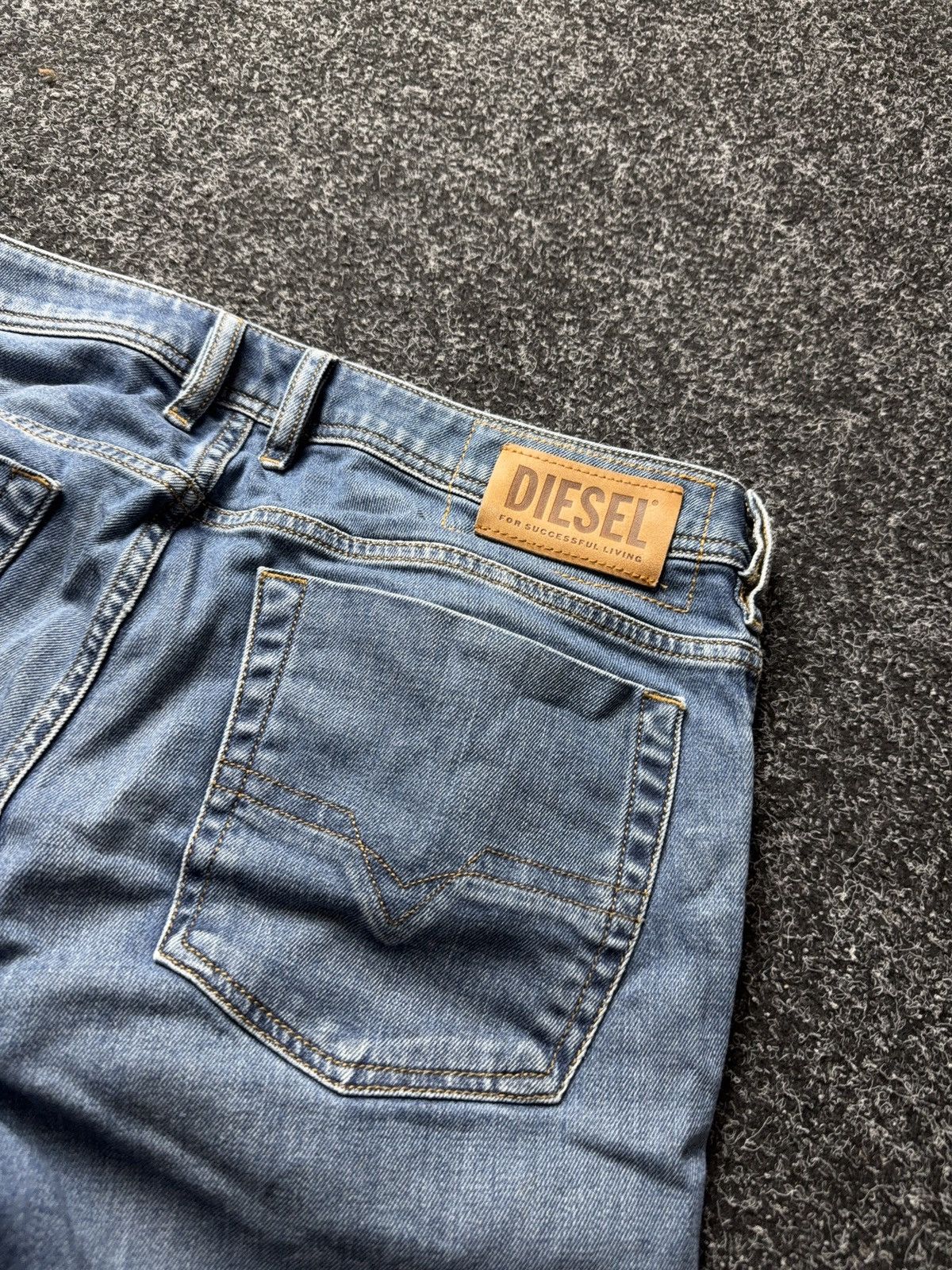 Diesel Vintage Luxury 00s Diesel Distressed Zatiny Jeans Y2K Denim Size US 33 - 21 Thumbnail