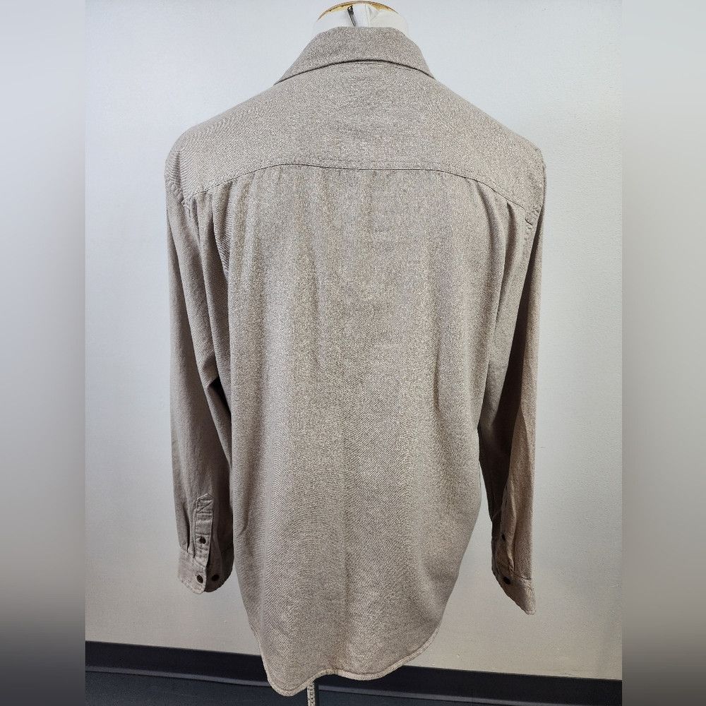 Other Mutual Weave Beige Button-Up Shirt Long Sleeve, sz XL Size US XL / EU 56 / 4 - 3 Thumbnail