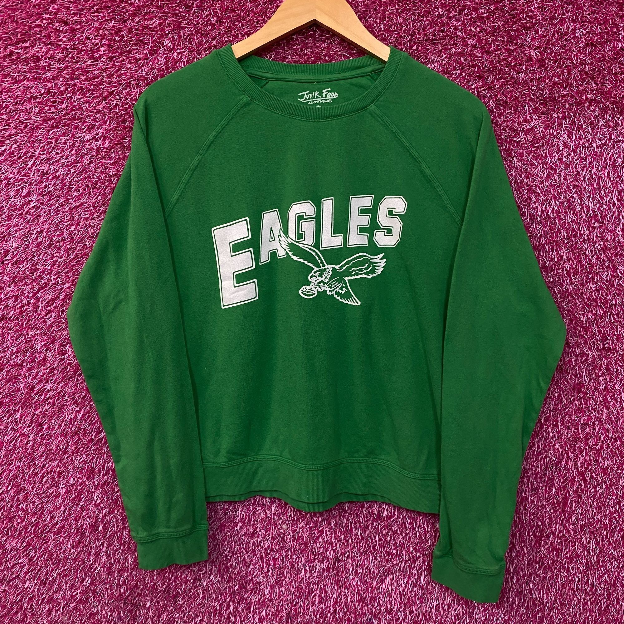 Junk Food Junk Food Philadelphia Eagles Crop Crewneck Sweatshirt Mediu Size M / US 6-8 / IT 42-44 - 1 Thumbnail