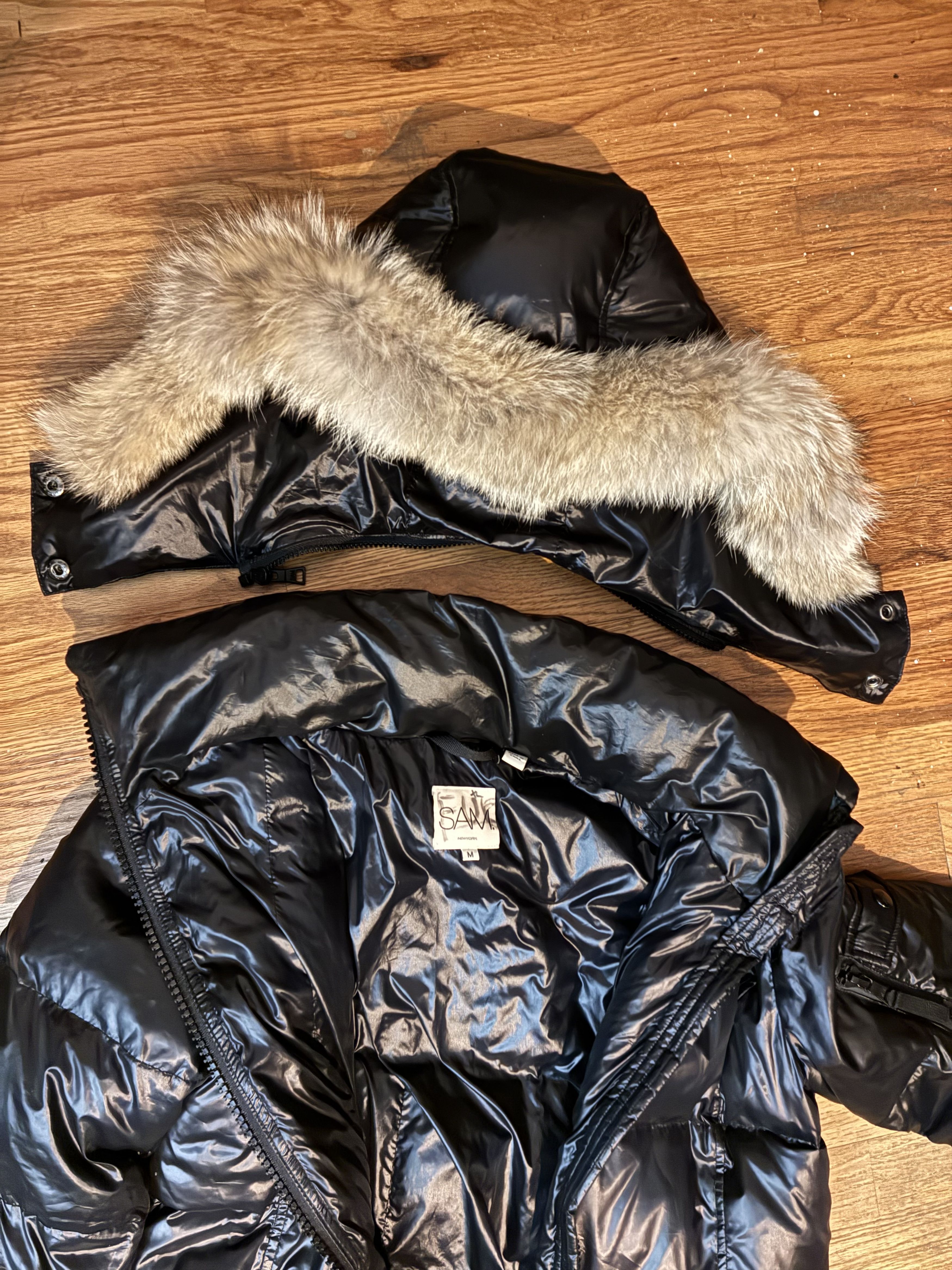 SAM. SAM. down puffer coyote fur detachable hood Size US M / EU 48-50 / 2 - 5 Thumbnail